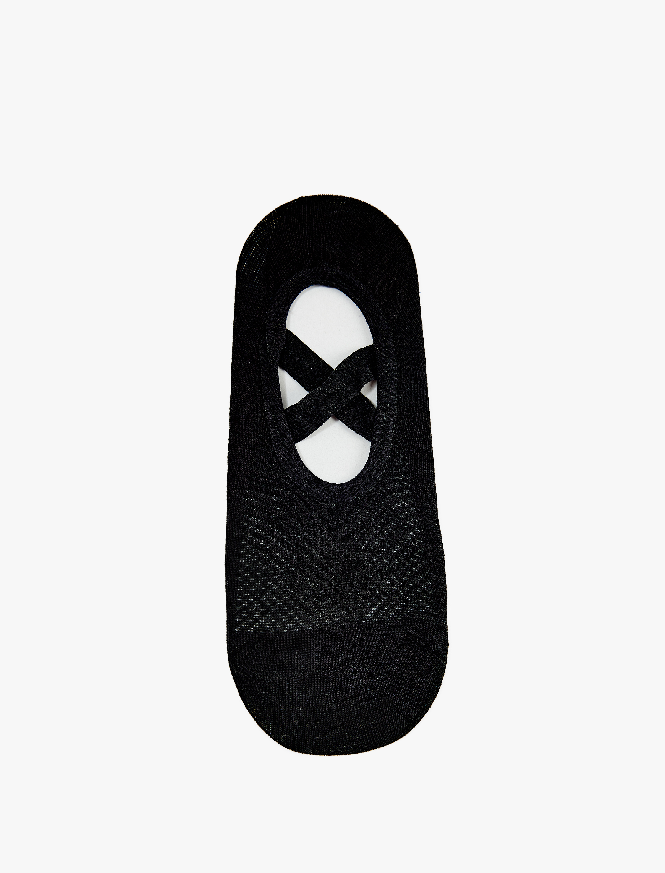  Kadın Pamuklu Lastik Detaylı Yoga Çorabı