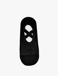 Pamuklu Lastik Detaylı Yoga Çorabı