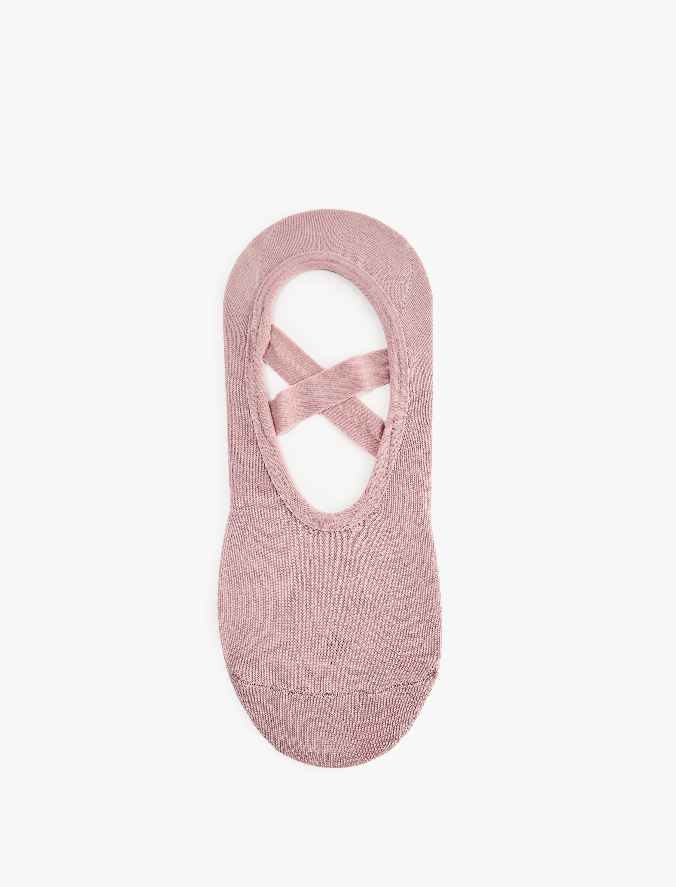  Kadın Pamuklu Lastik Detaylı Yoga Çorabı