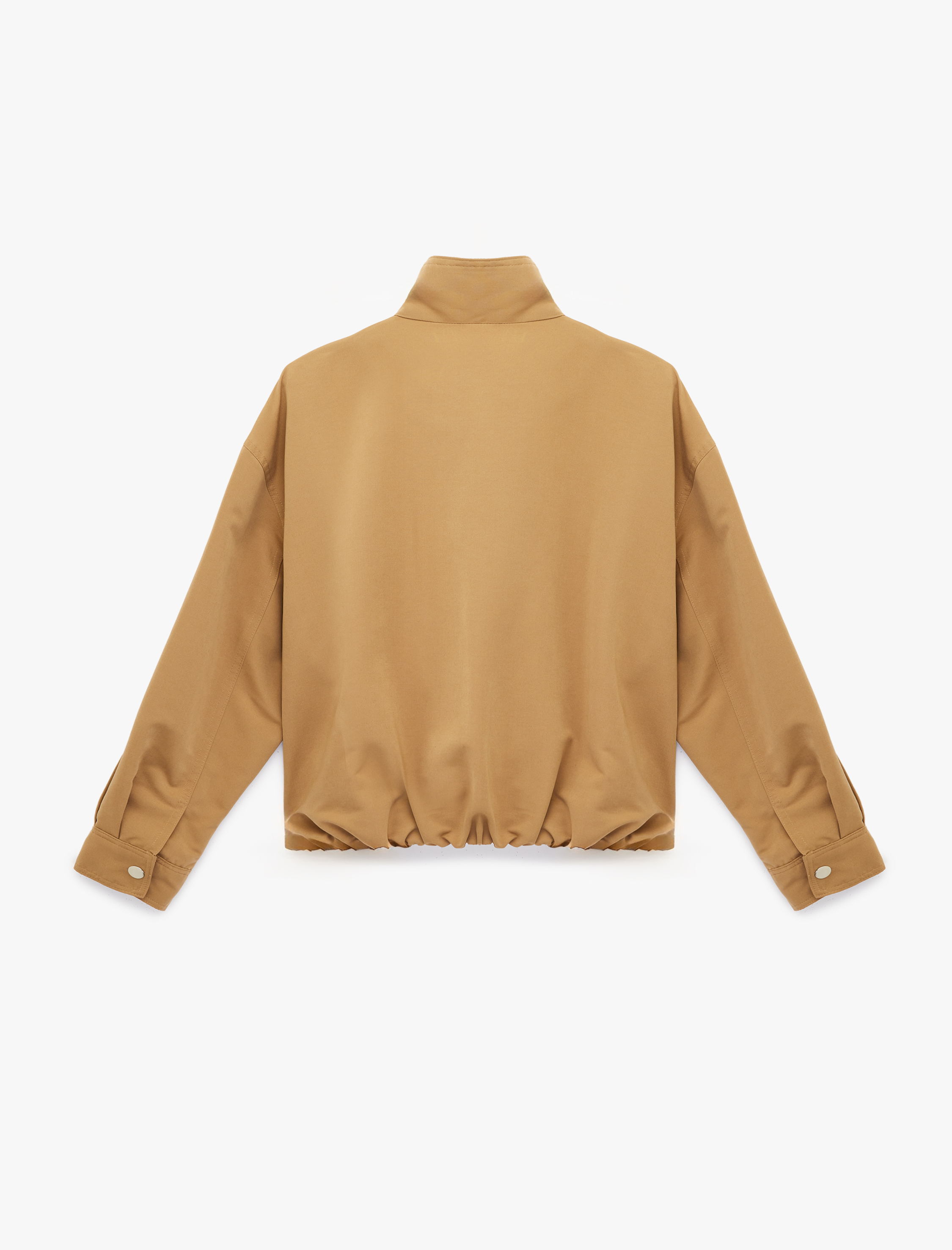   Regular Fit Uzun Kollu Klasik Yaka Crop Ceket