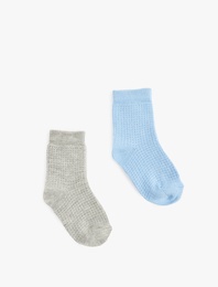 Pamuklu 4'lü Basic Çorap Seti