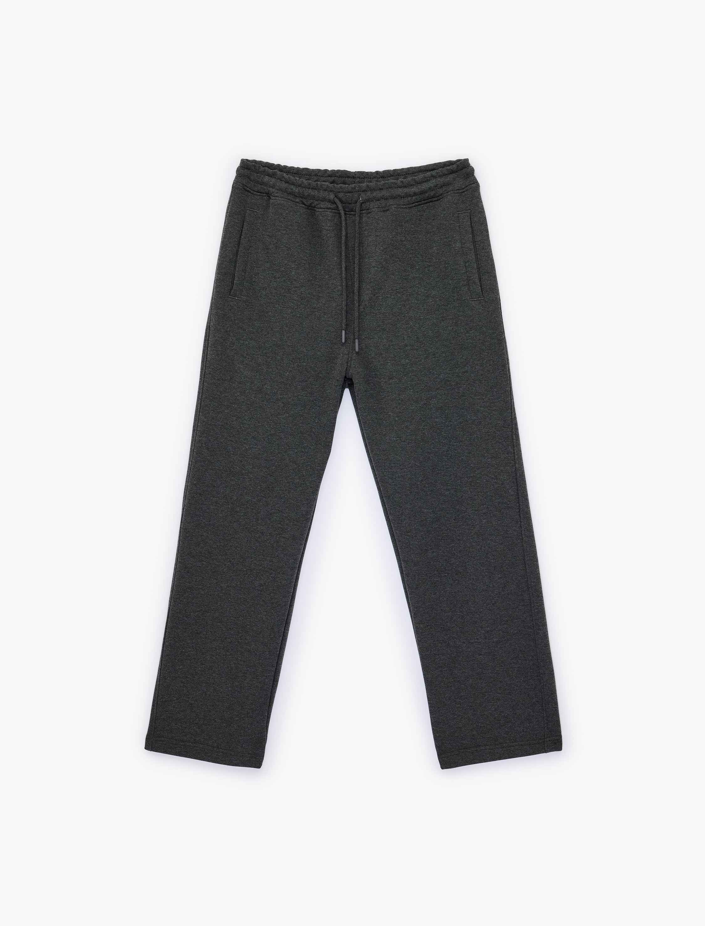   Rahat Kalıp Cepli Geniş Paça Beli Bağcıklı Spor Eşofman Altı