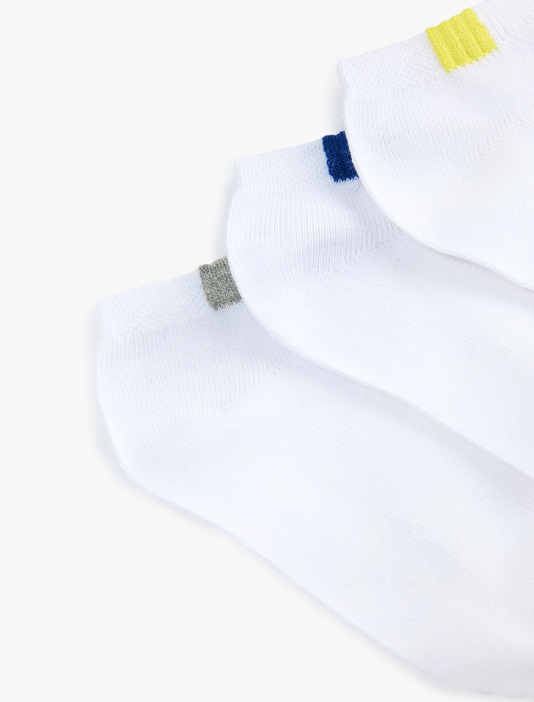  Erkek Çocuk Pamuklu 3'lü Patik Çorap