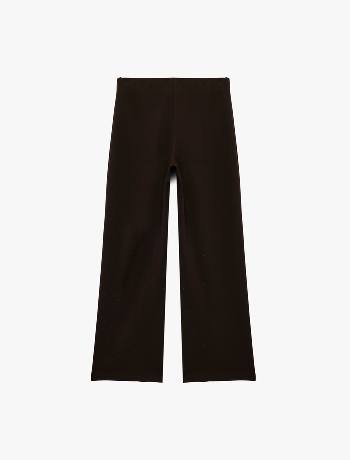  Taş Detaylı İnterlok Eşofman Altı