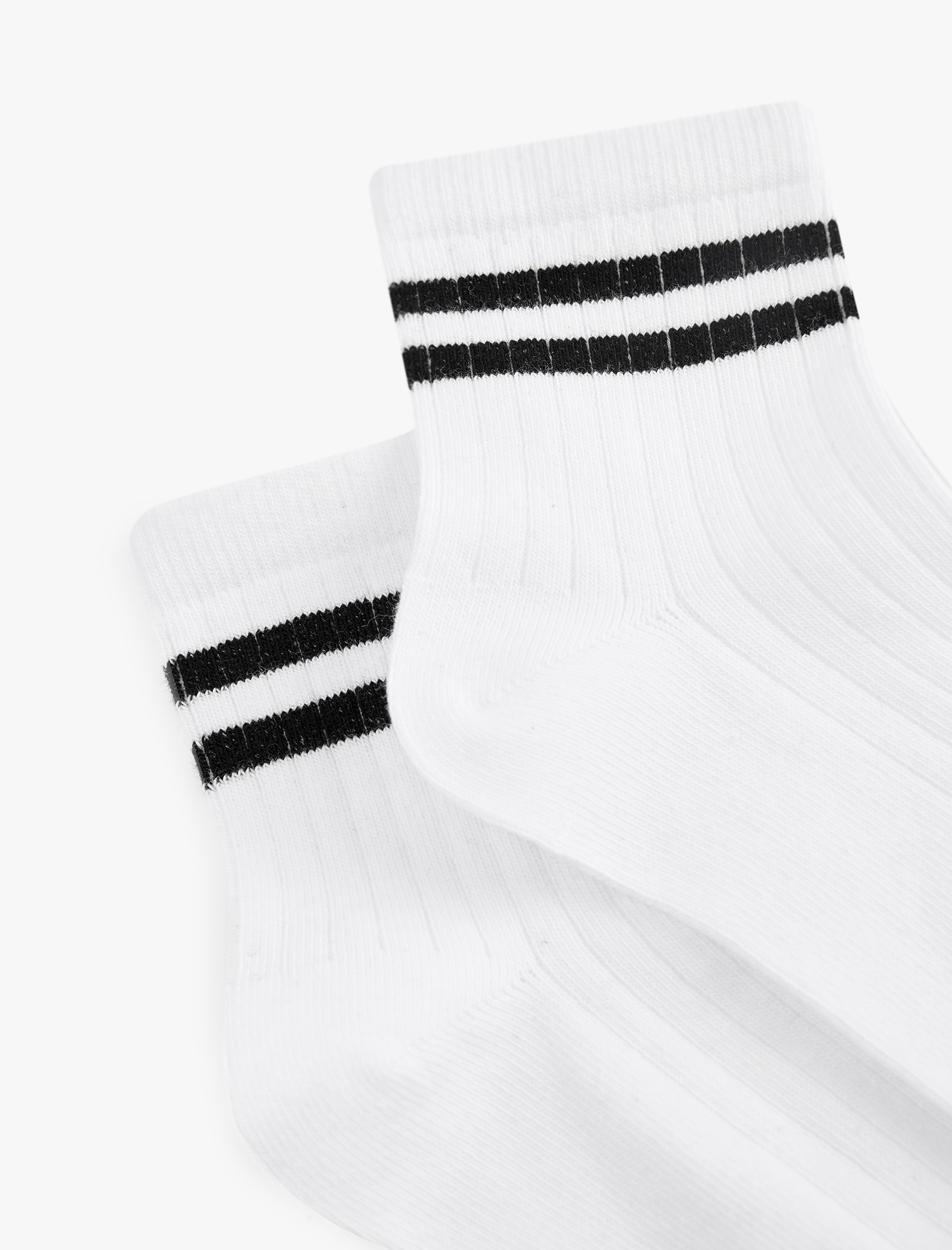  Erkek Çocuk Pamuklu Çizgili Soket Çorap