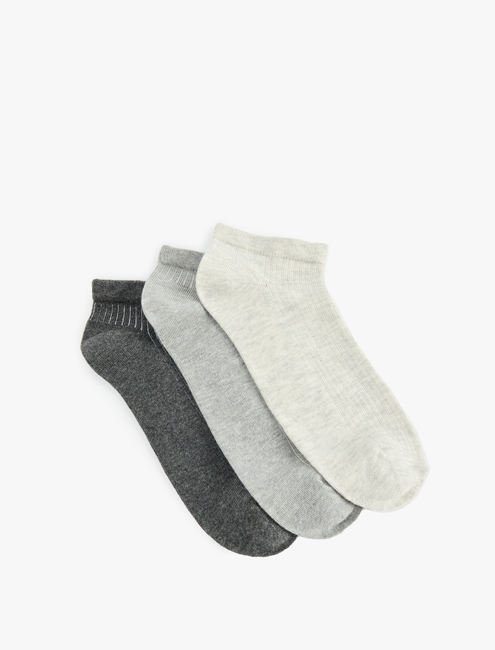 Erkek 3'lü Patik Çorap Seti