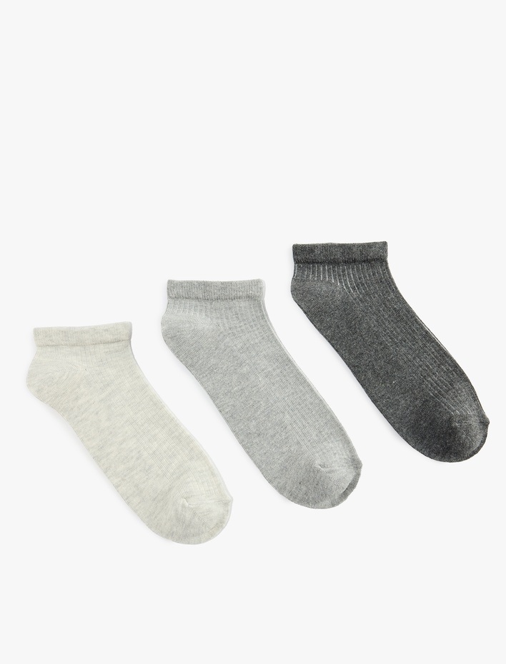 Erkek 3'lü Patik Çorap Seti
