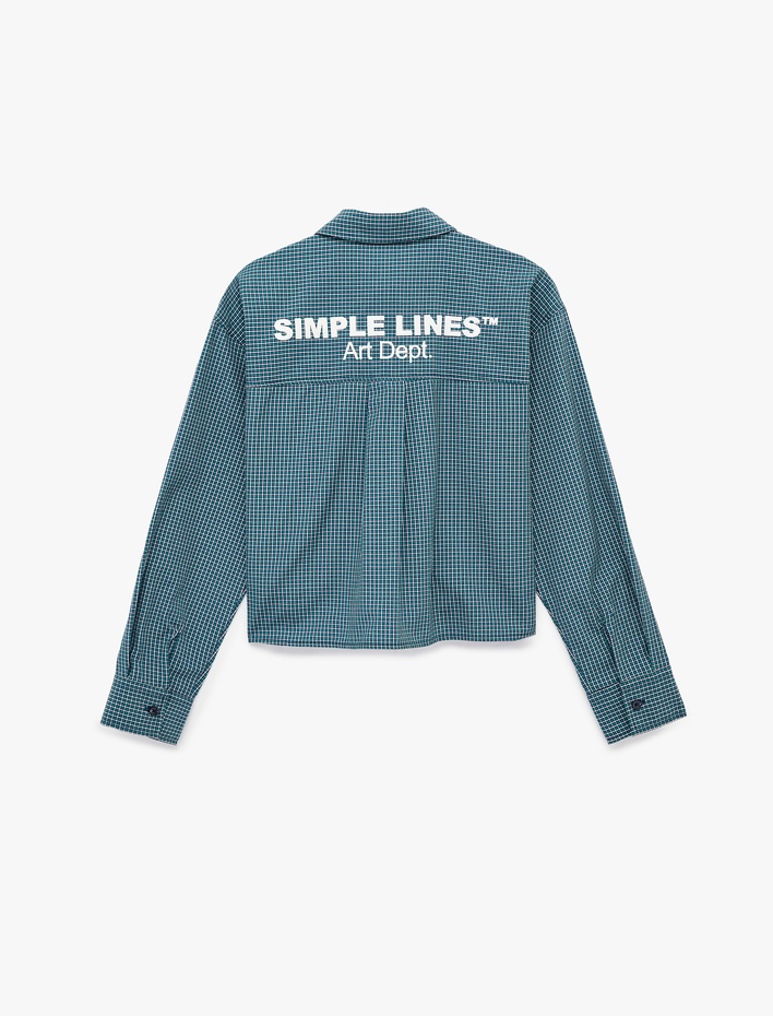  Regular Fit Uzun Kollu Klasik Yaka Kareli Gömlek