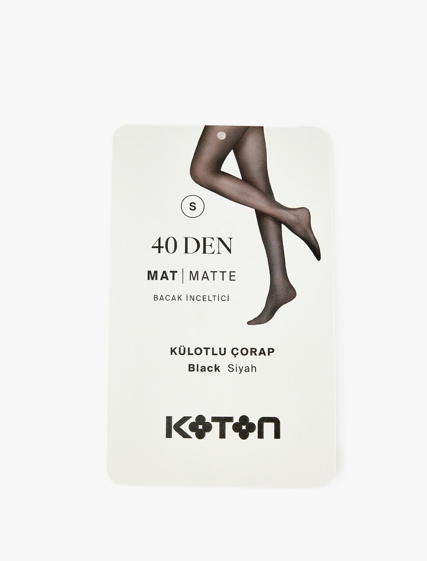 Koton Kadın 40 Den Mat Külotlu Çorap