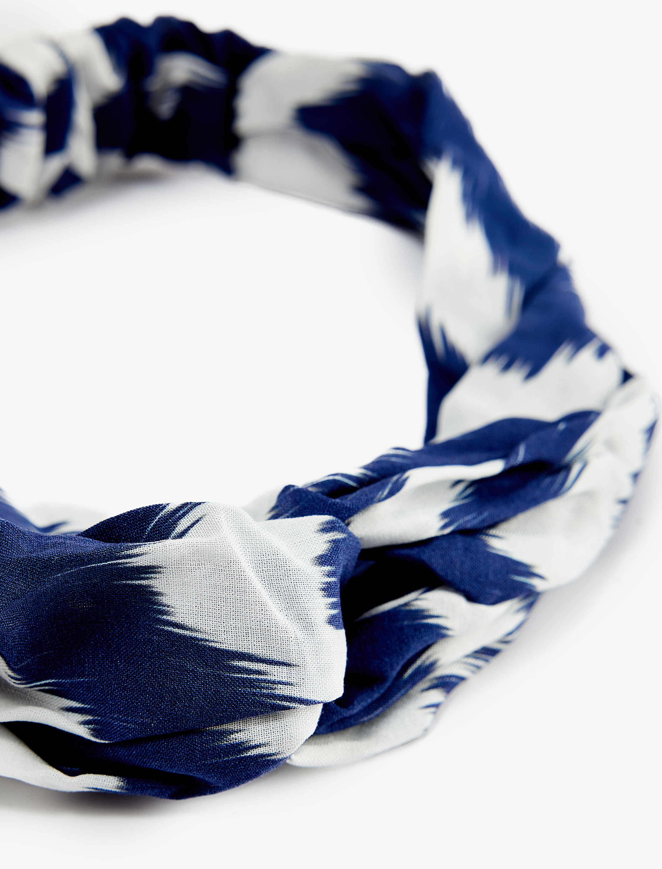  Kadın Düğüm Detaylı Desenli Bandana