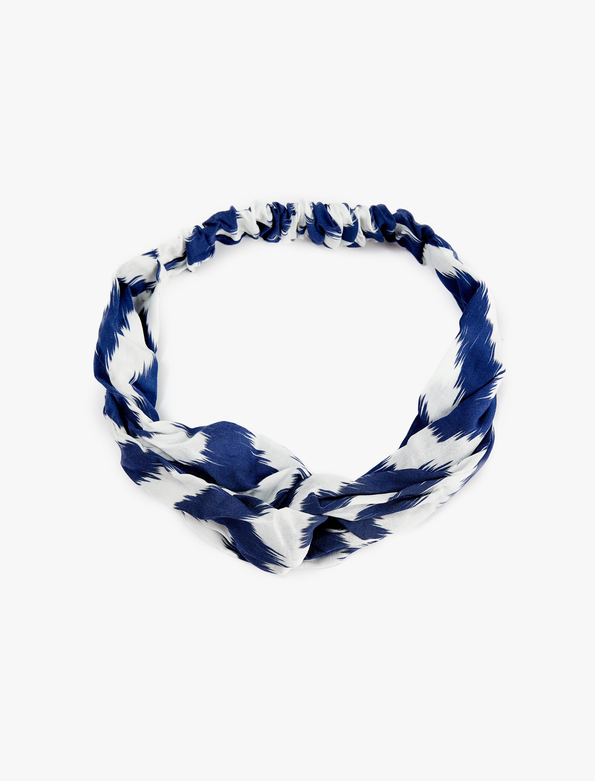  Kadın Düğüm Detaylı Desenli Bandana