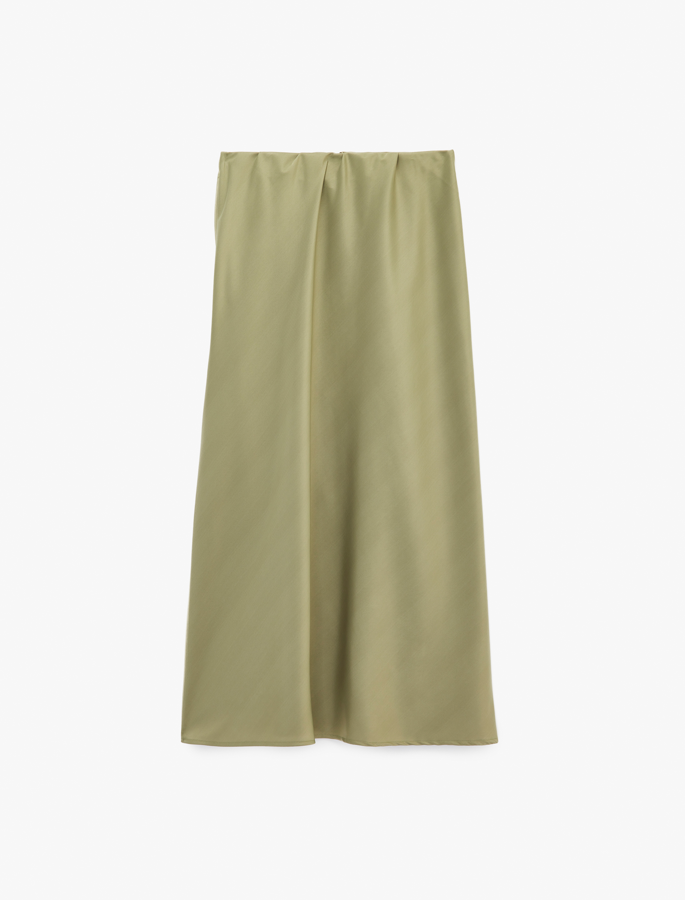   Beli Lastikli Midi Saten Etek