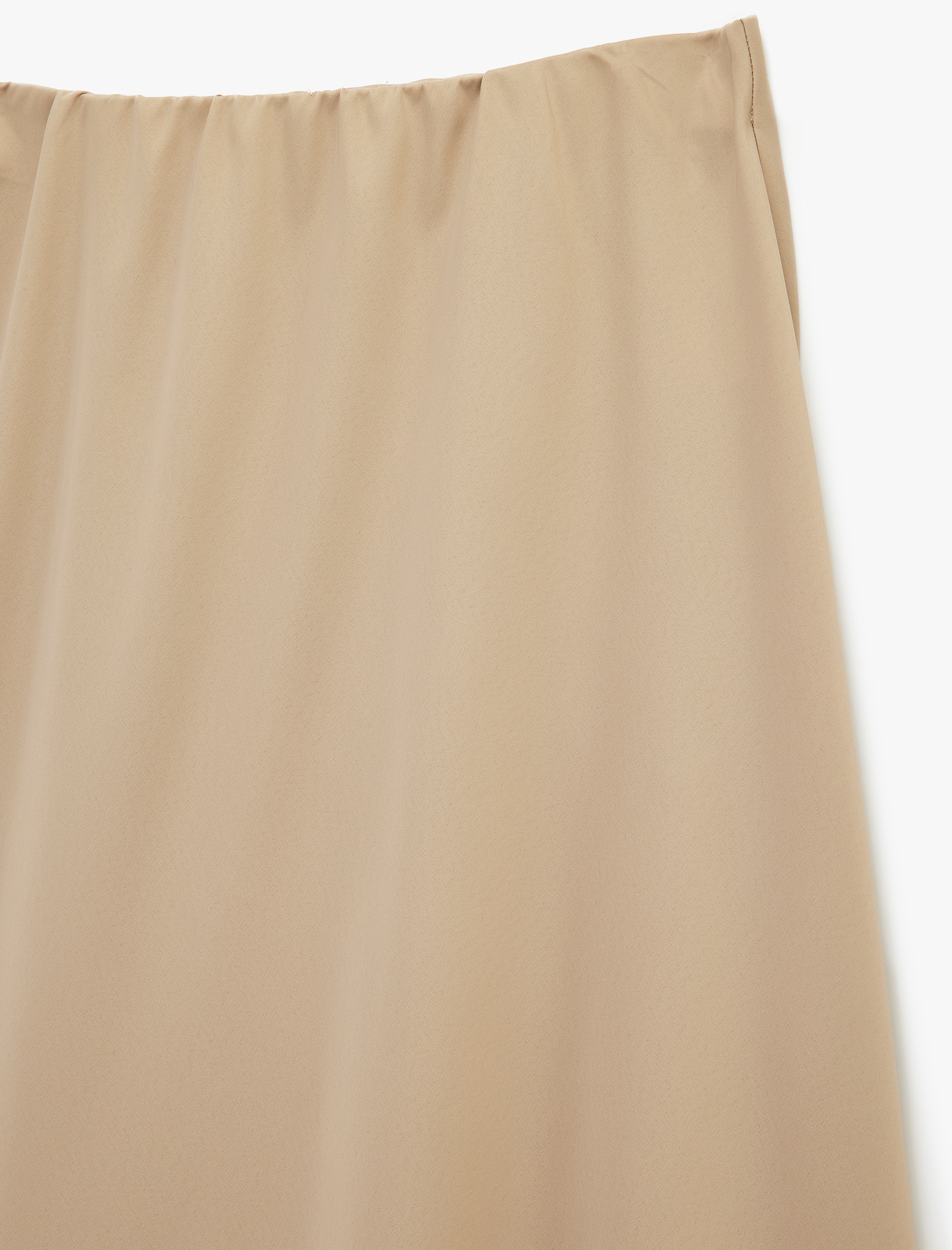   Beli Lastikli Midi Saten Etek