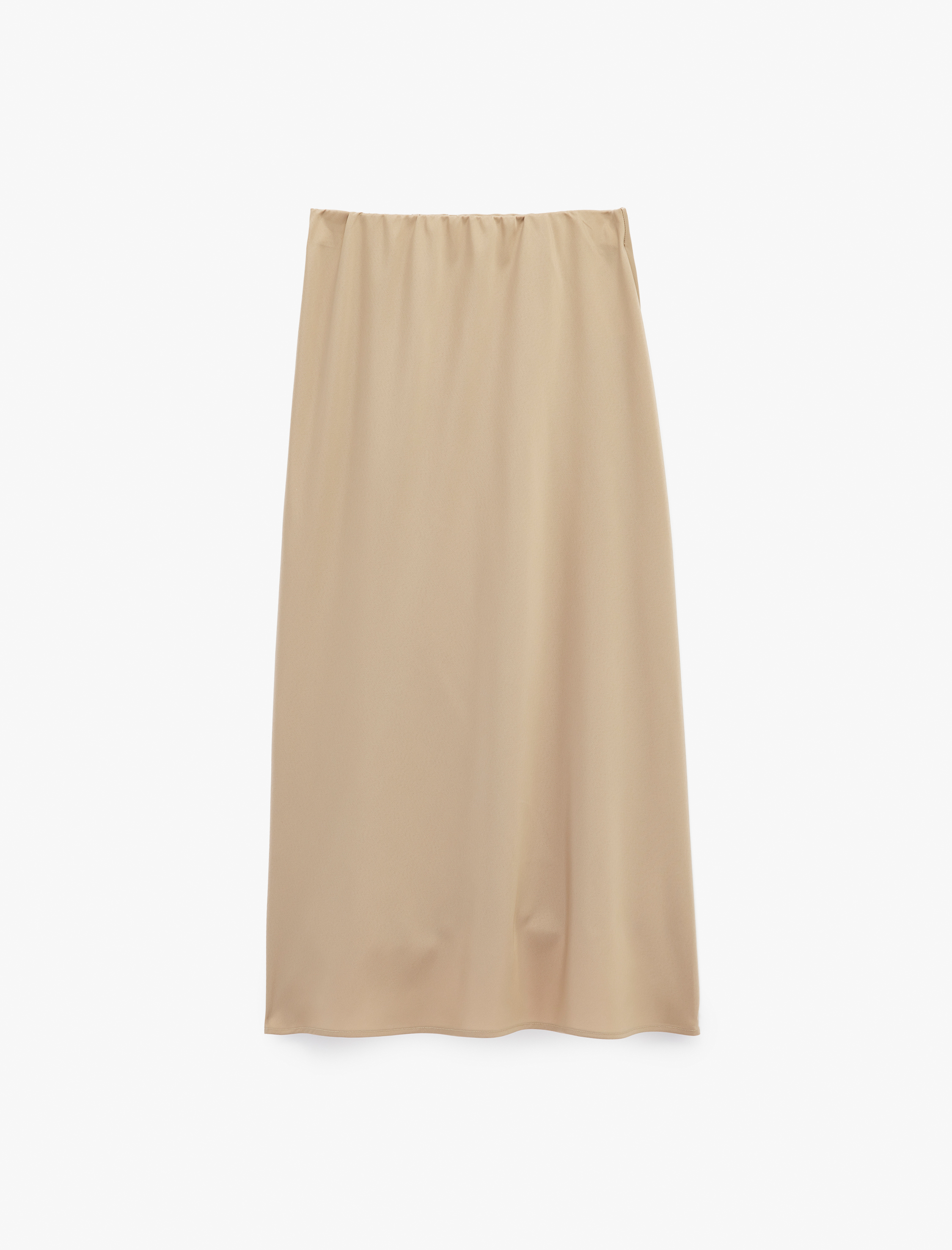   Beli Lastikli Midi Saten Etek