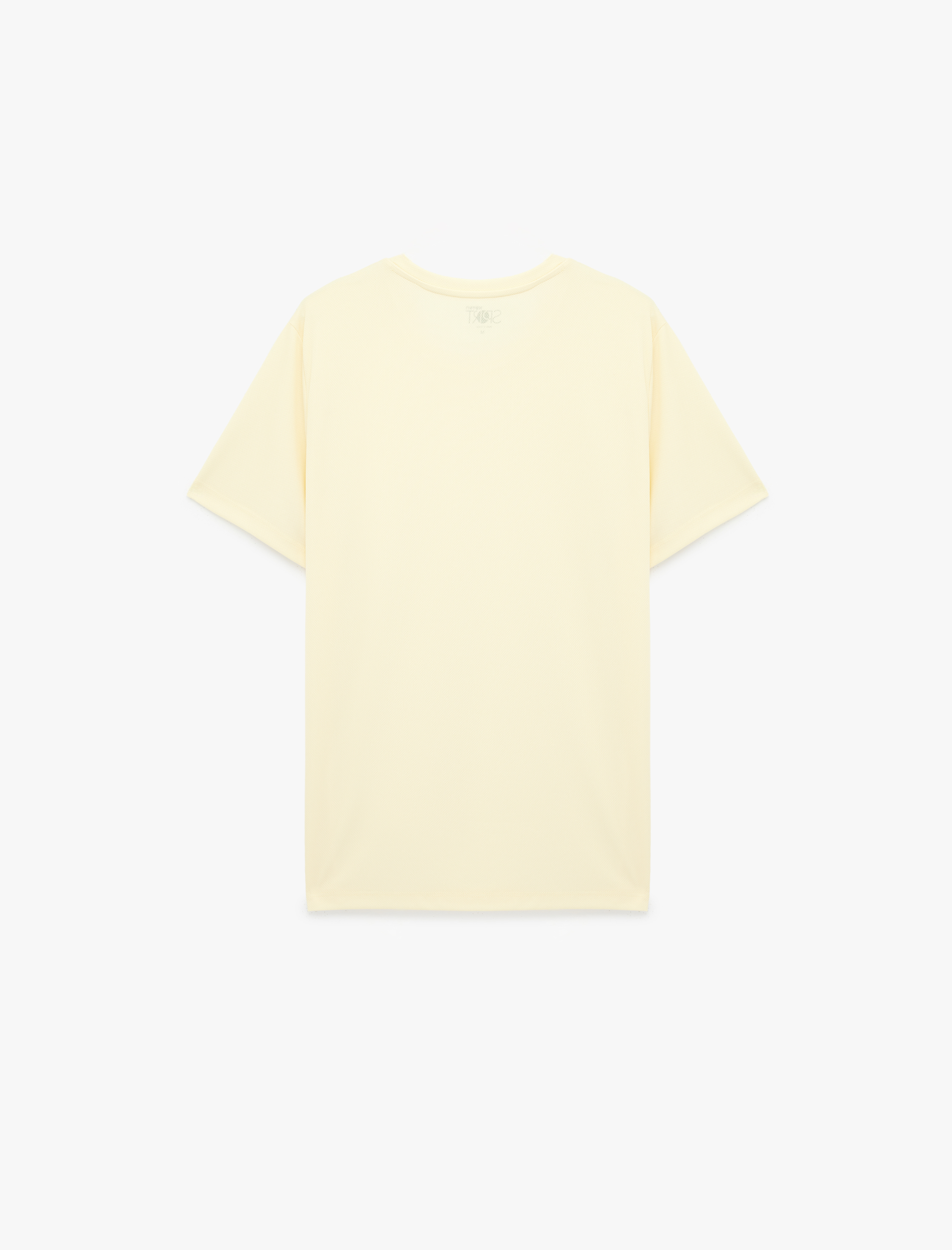   Regular Fit Baskı Detaylı Bisiklet Yaka Kısa Kollu Spor Tişört