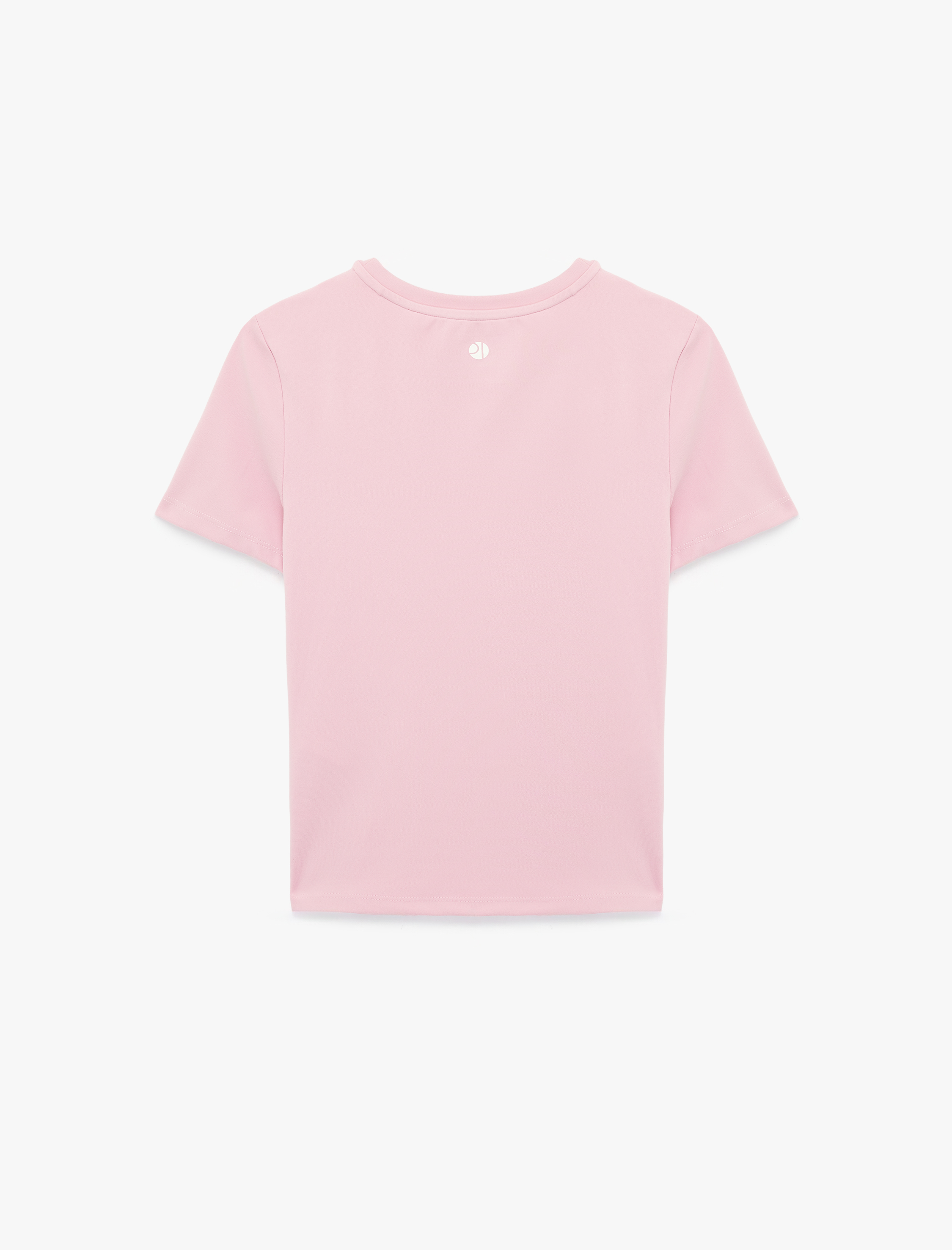   Slim Fit Kısa Kollu Bisiklet Yaka Spor Tişört