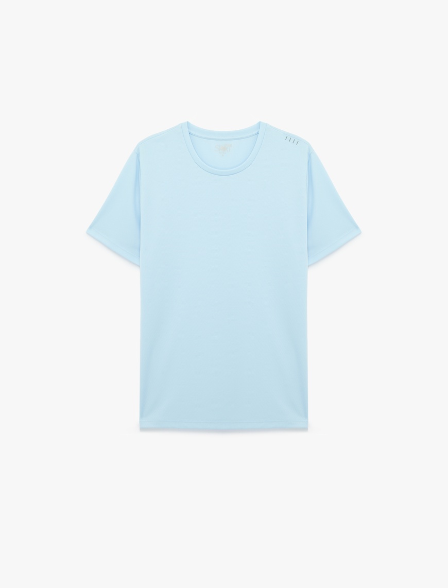 Koton Erkek Regular Fit Baskı Detaylı Bisiklet Yaka Kısa Kollu Spor T-Shirt