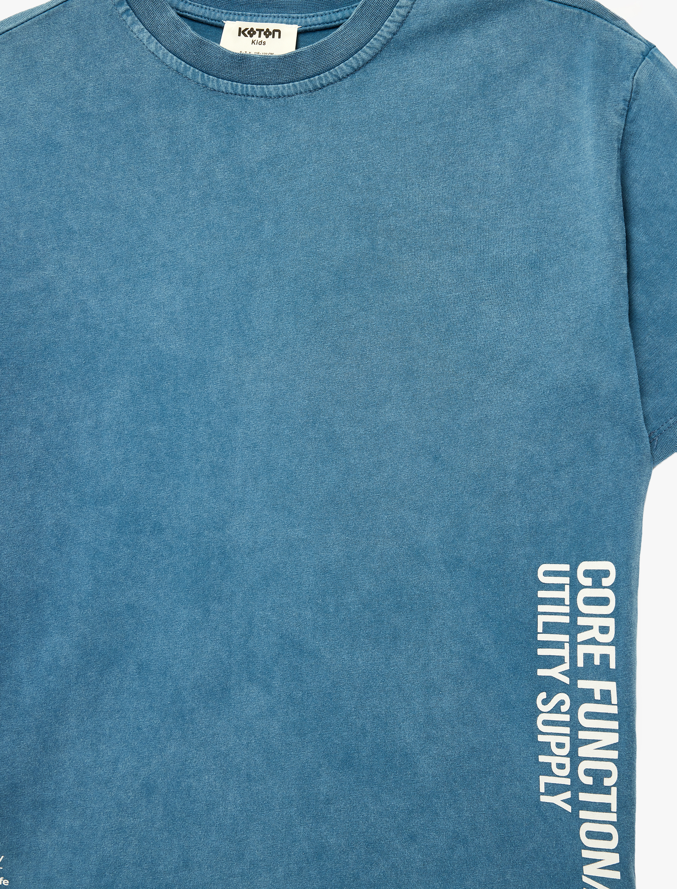  Erkek Çocuk Bisiklet Yaka Kısa Kollu Pamuklu Tişört