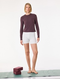 Bisiklet Yaka Uzun Kollu Slim Fit Spor Tişört