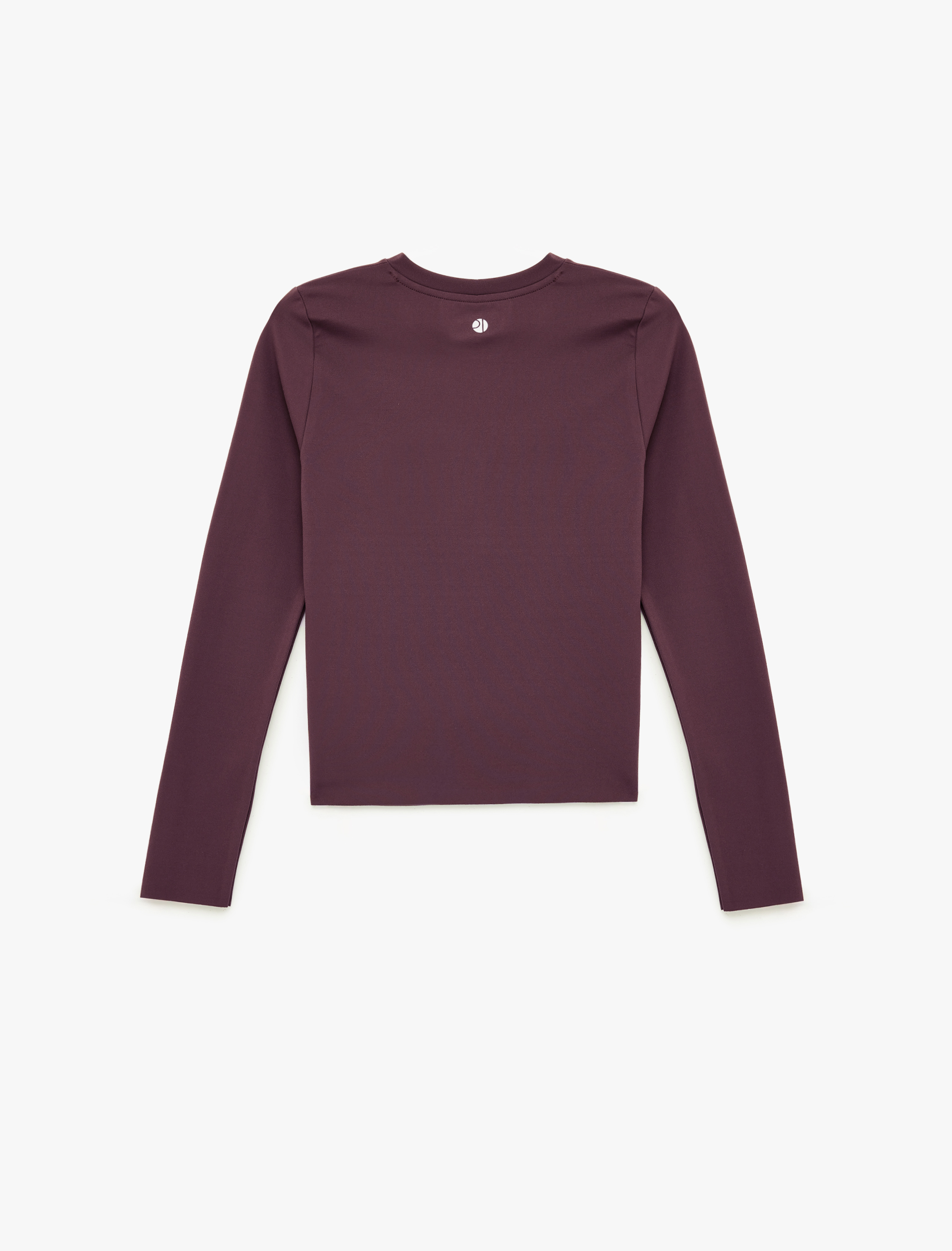   Bisiklet Yaka Uzun Kollu Slim Fit Spor Tişört