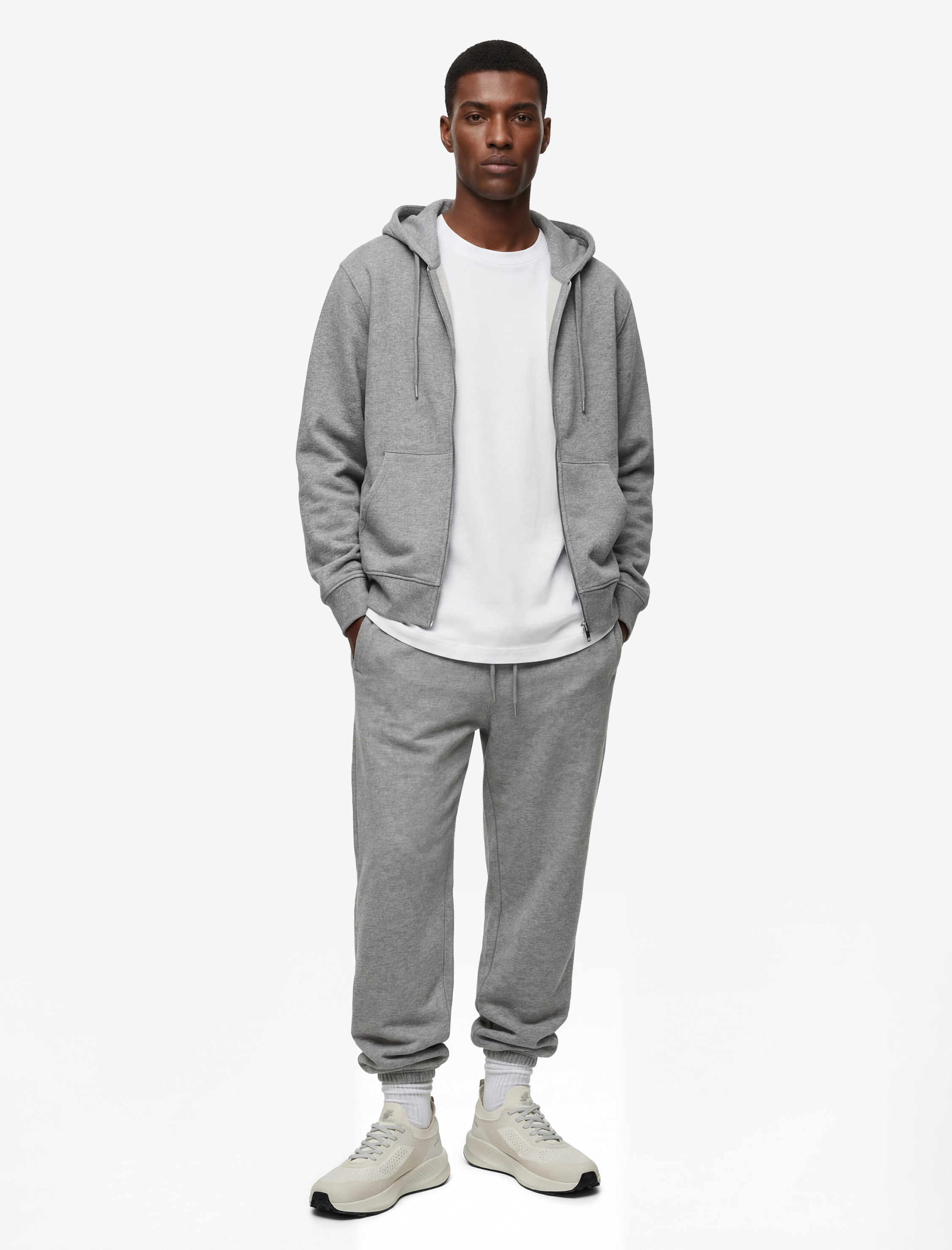   Rahat Kalıp Cepli Beli Bağcıklı Geniş Paça Spor Eşofman Altı