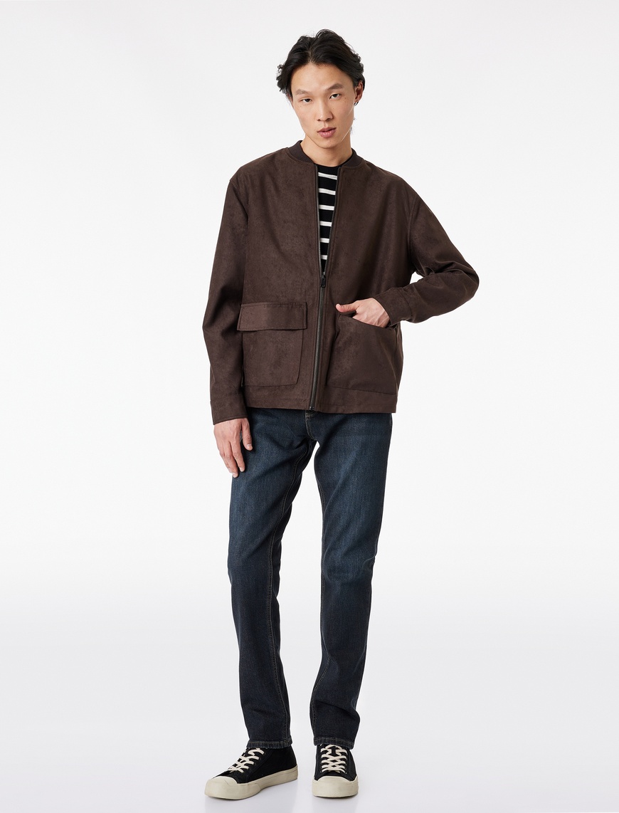 Koton Erkek Normal Bel Pamuklu Slim Fit Jean Pantolon – Brad Jean