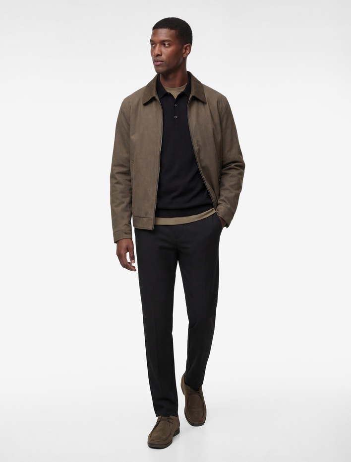  Normal Bel Cepli Slim Fit Düğmeli Kumaş Pantolon