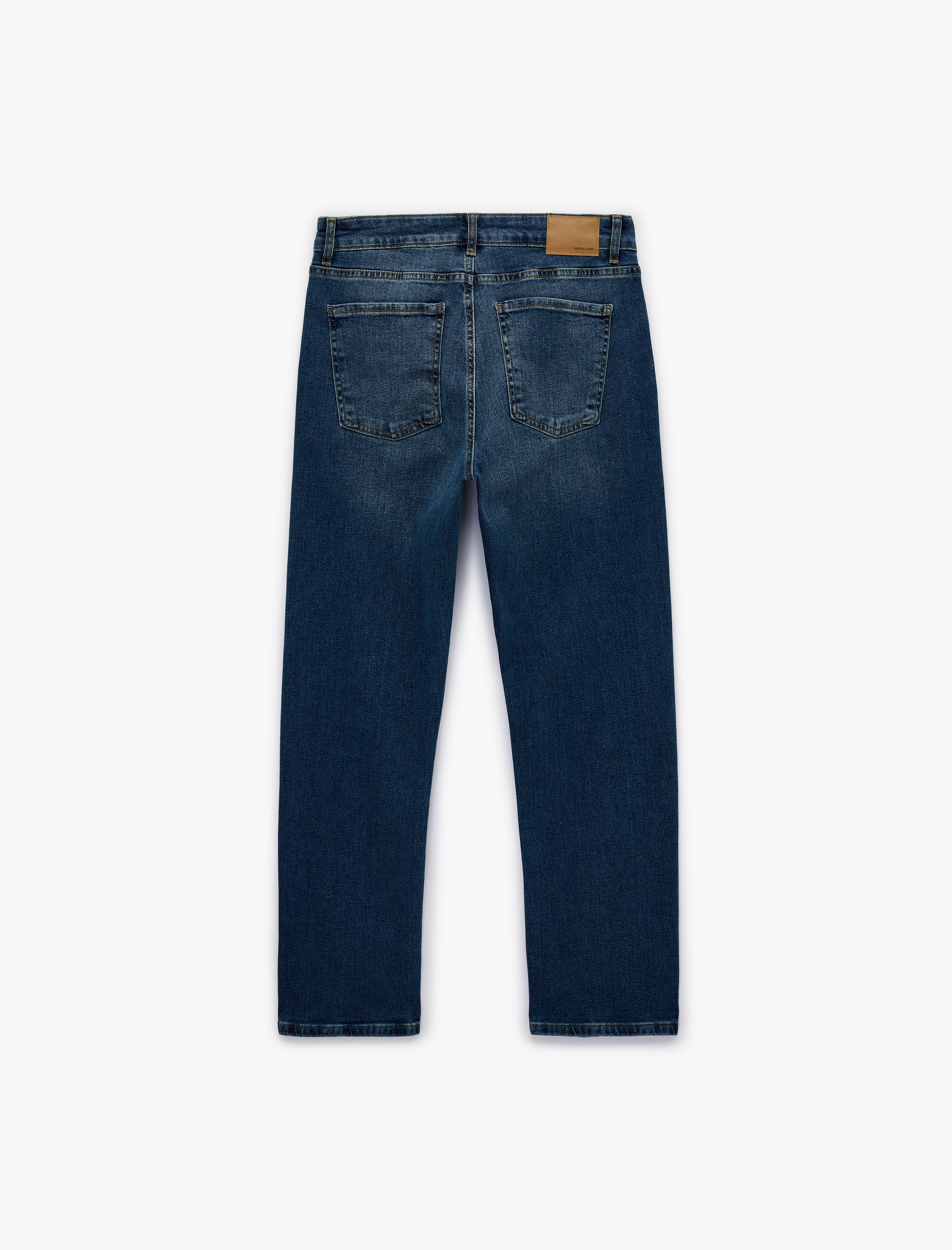   Pamuklu Normal Bel Straight Fit Jean Pantolon - Mark Jean
