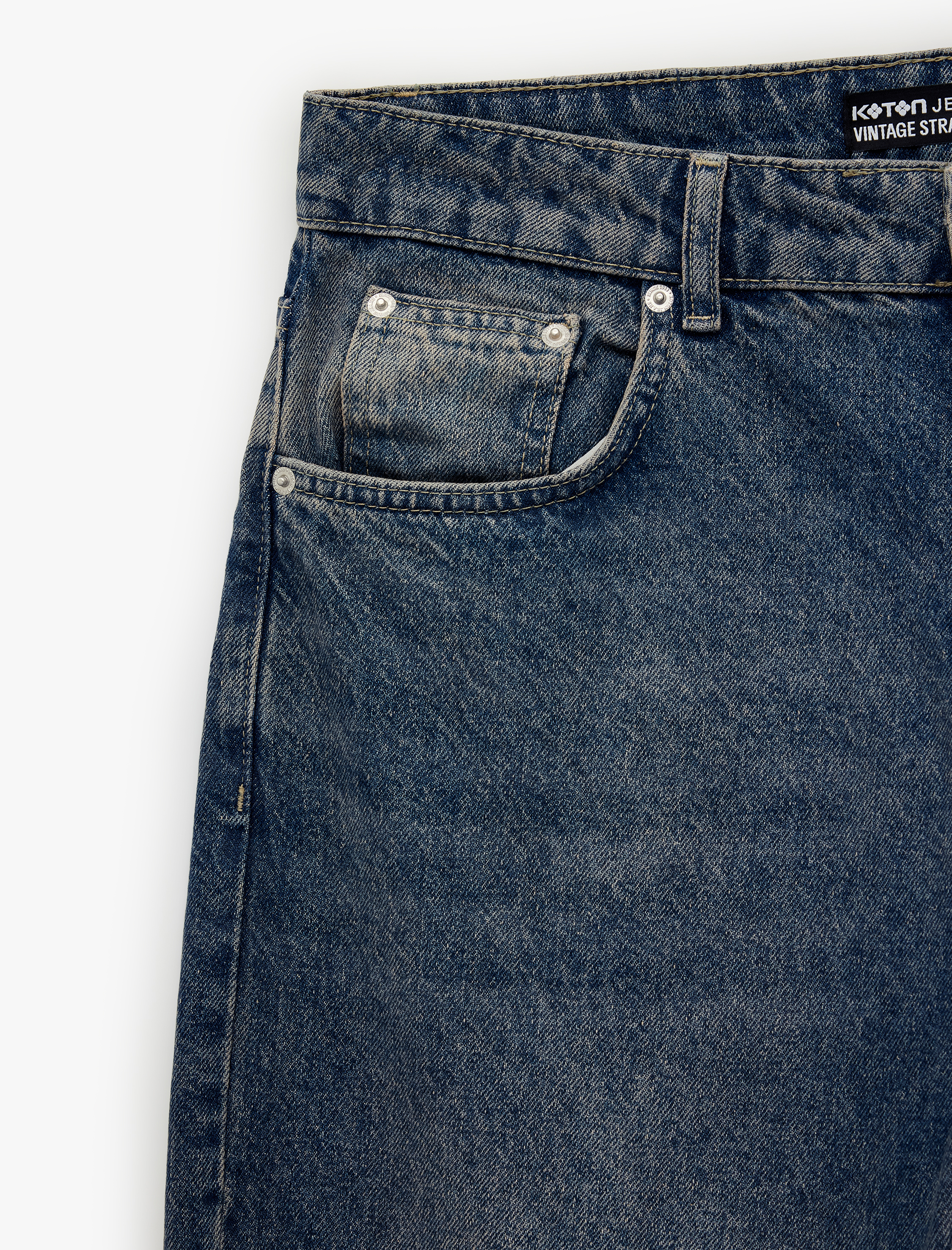   Normal Bel Vintage Straight Fit Jean Pantolon