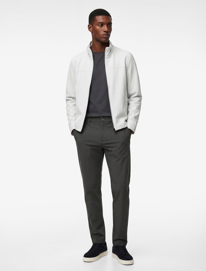 Koton Erkek Normal Bel Cepli Düğmeli Slim Fit Non Iron Esnek Kumaş Pantolon
