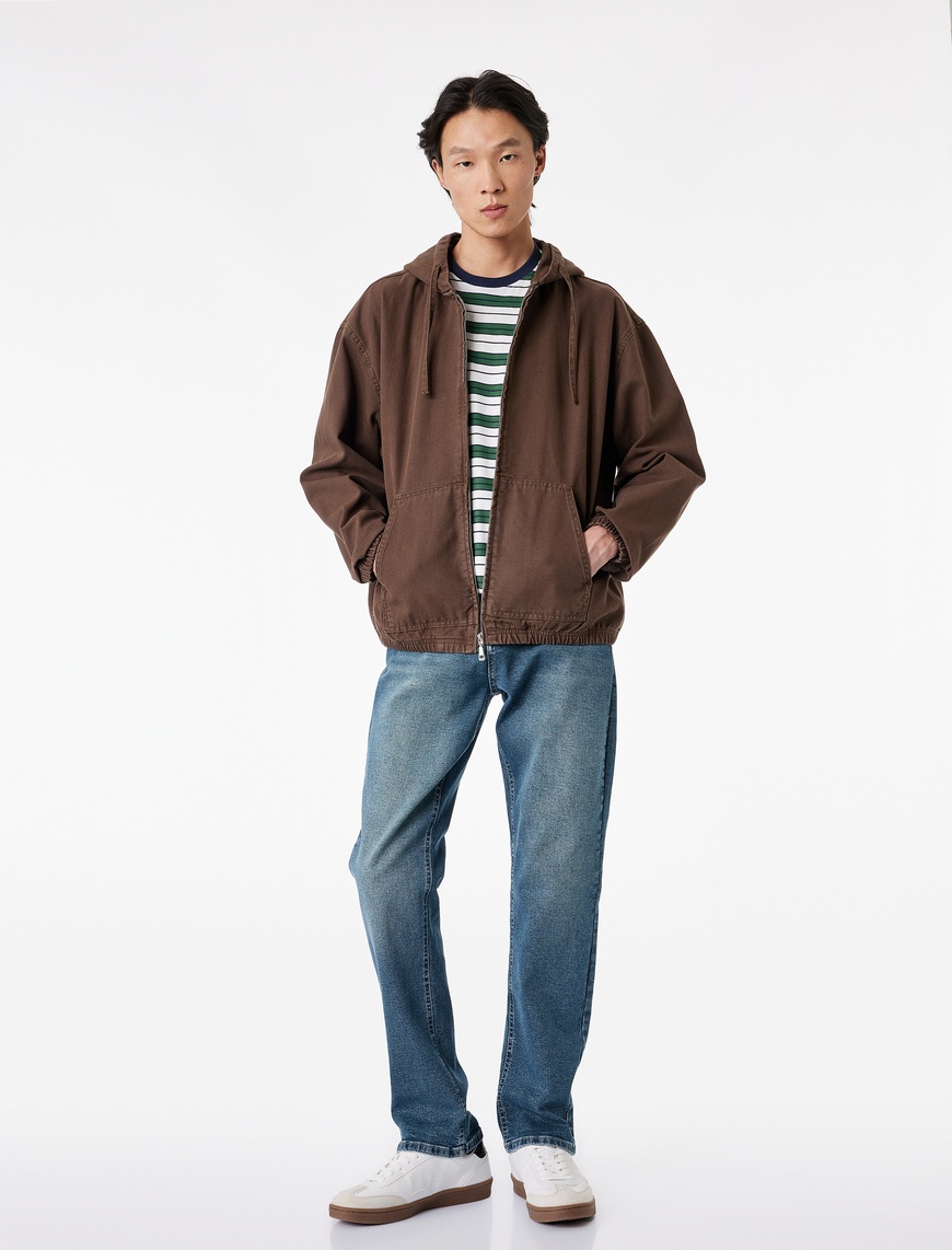 Koton Erkek Pamuklu Normal Bel Straight Fit Jean Pantolon – Mark Jean
