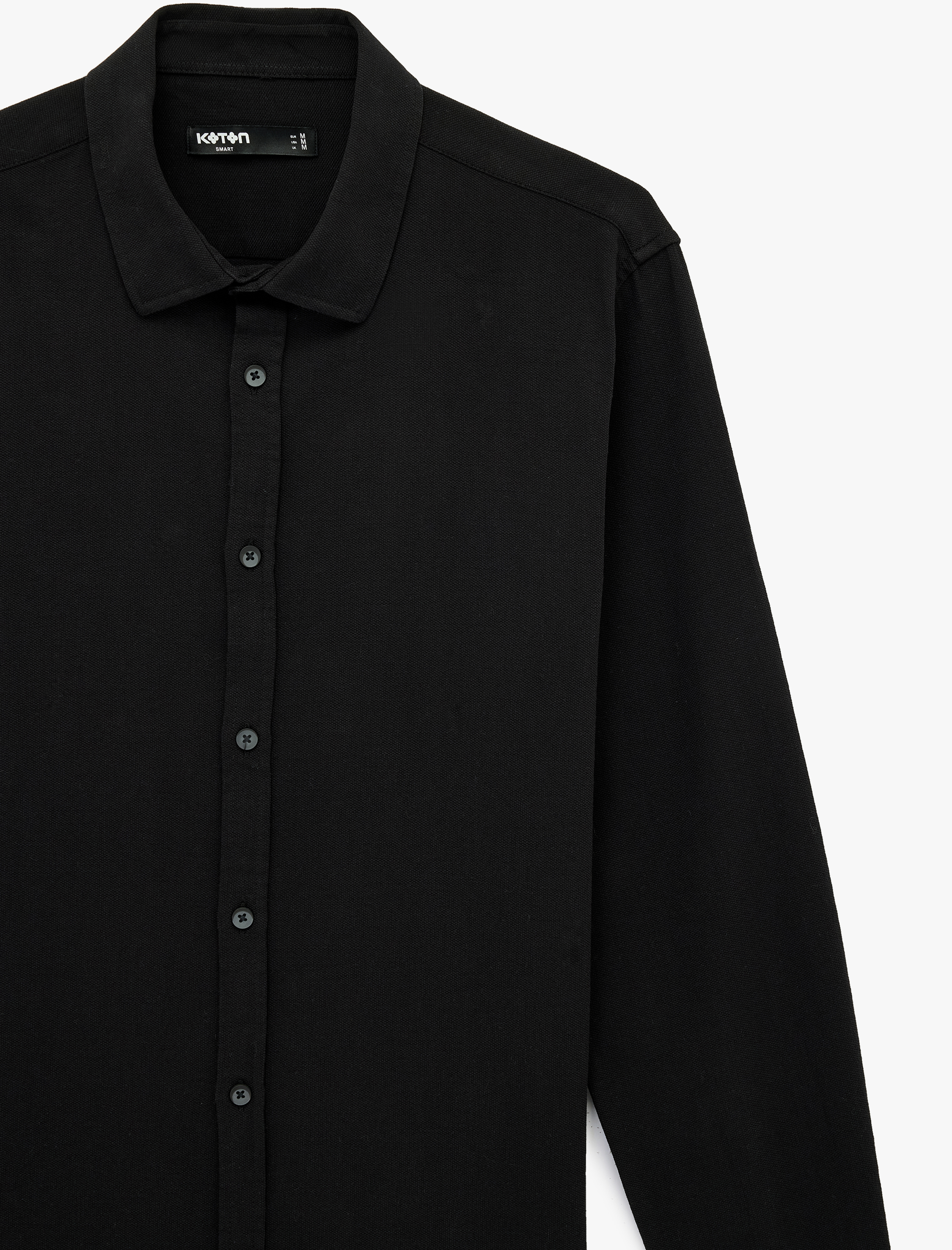   Pamuklu Uzun Kollu Klasik Yaka Slim Fit Gömlek