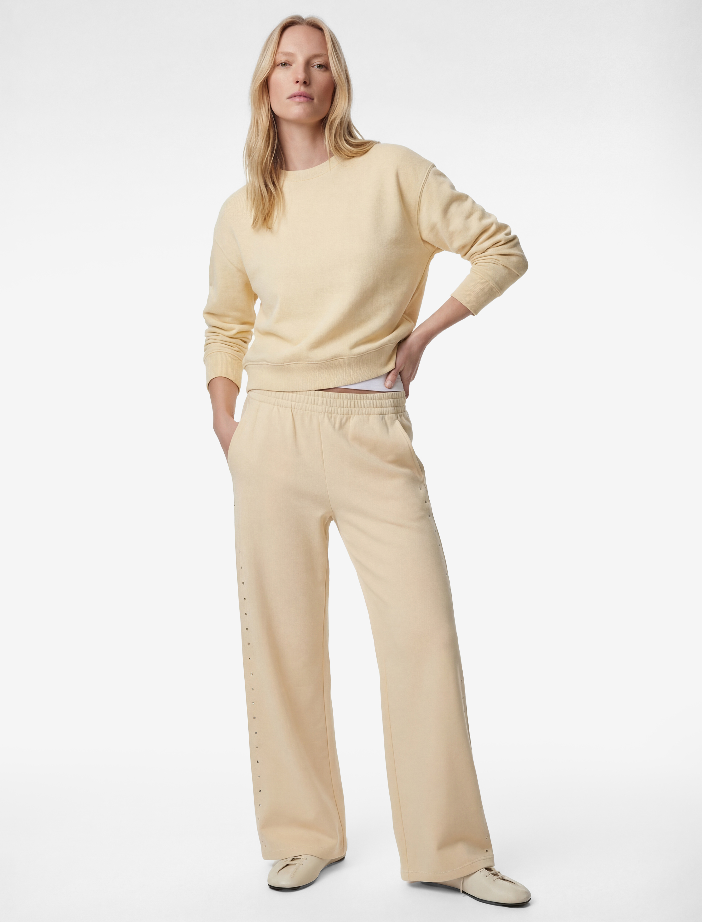   Pamuklu Uzun Kollu Bisiklet Yaka Triko Oversize Kazak