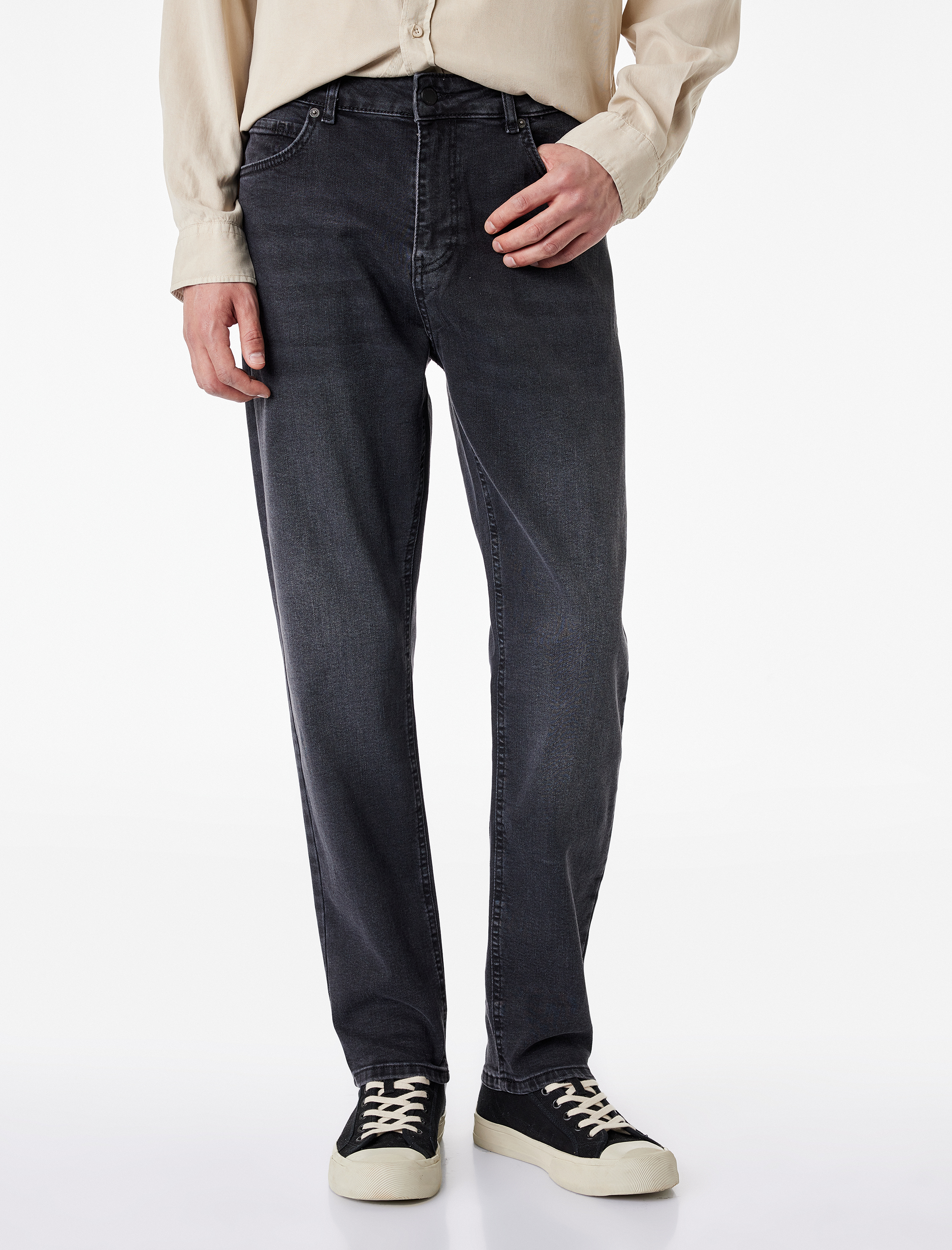   Regular Fit Pamuklu Normal Bel Tapered Jean Pantolon - Joe Jean