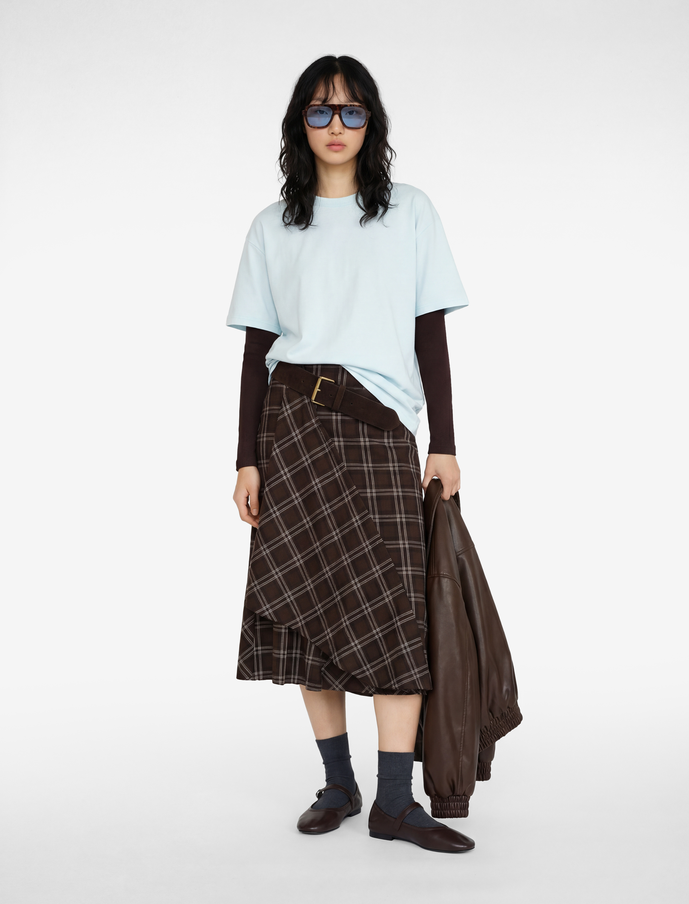   Rahat Kalıp Kısa Kollu Bisiklet Yaka Pamuklu Basic Tişört