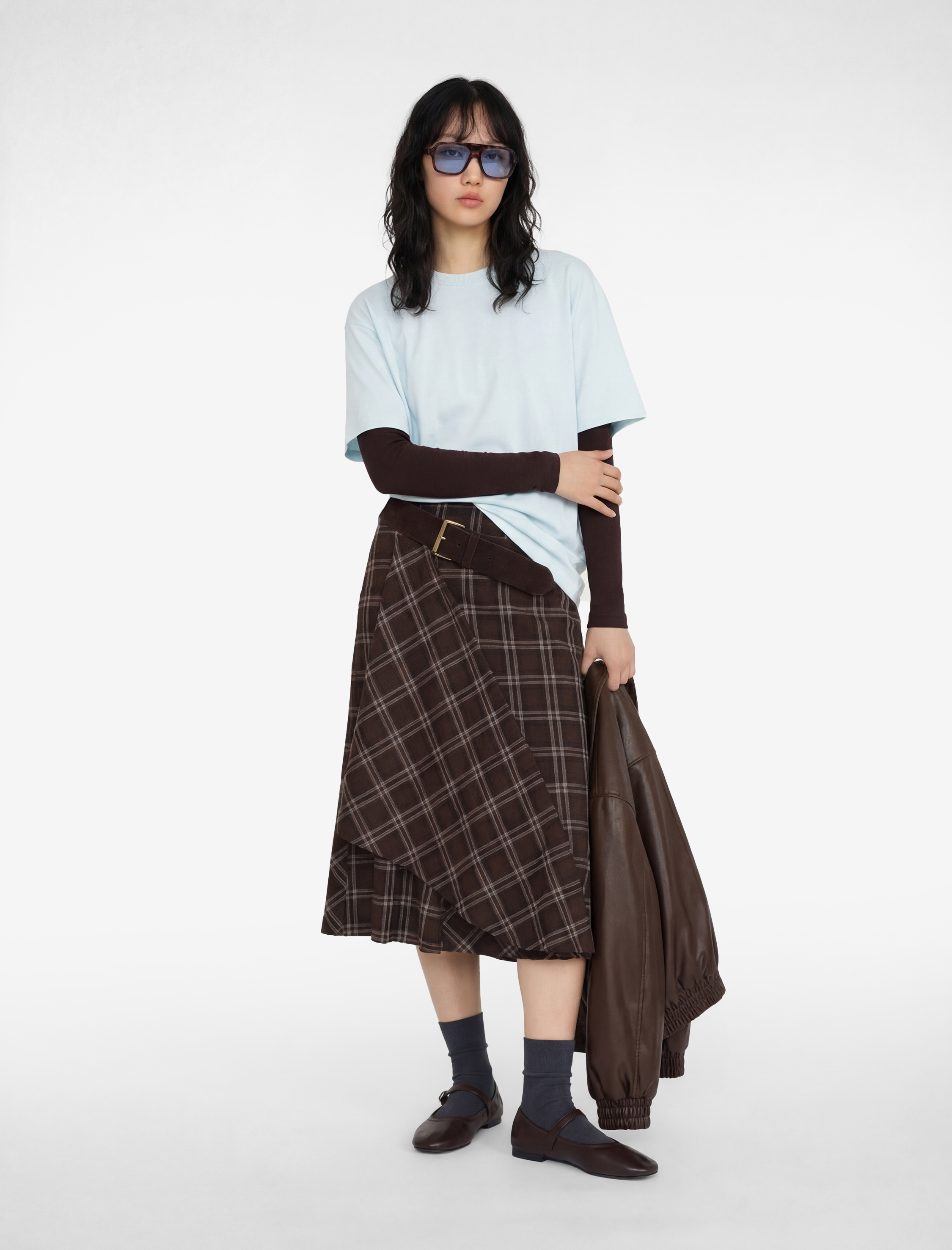   Rahat Kalıp Kısa Kollu Bisiklet Yaka Pamuklu Basic Tişört