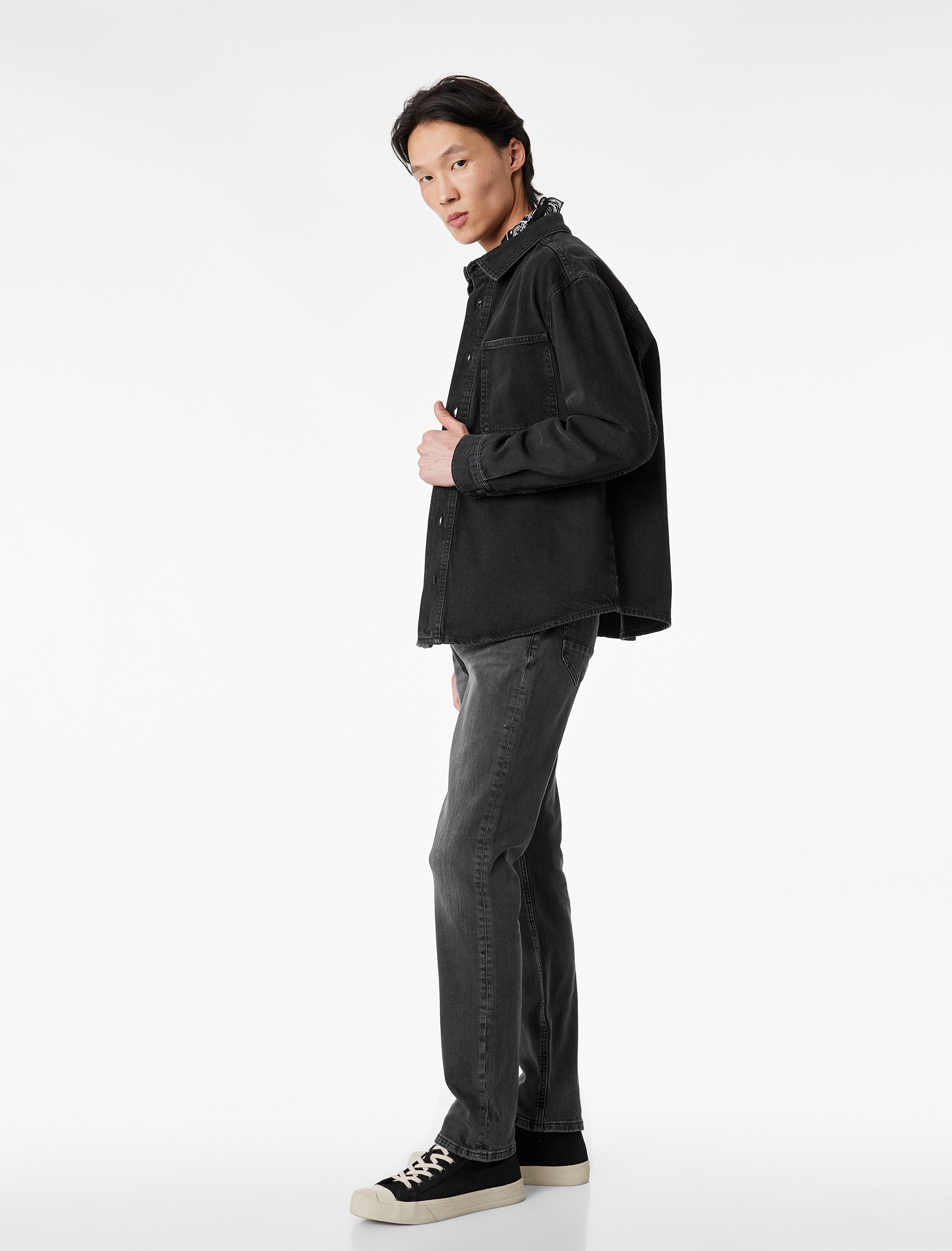   Normal Bel Pamuklu Slim Fit Jean Pantolon - Brad Jean