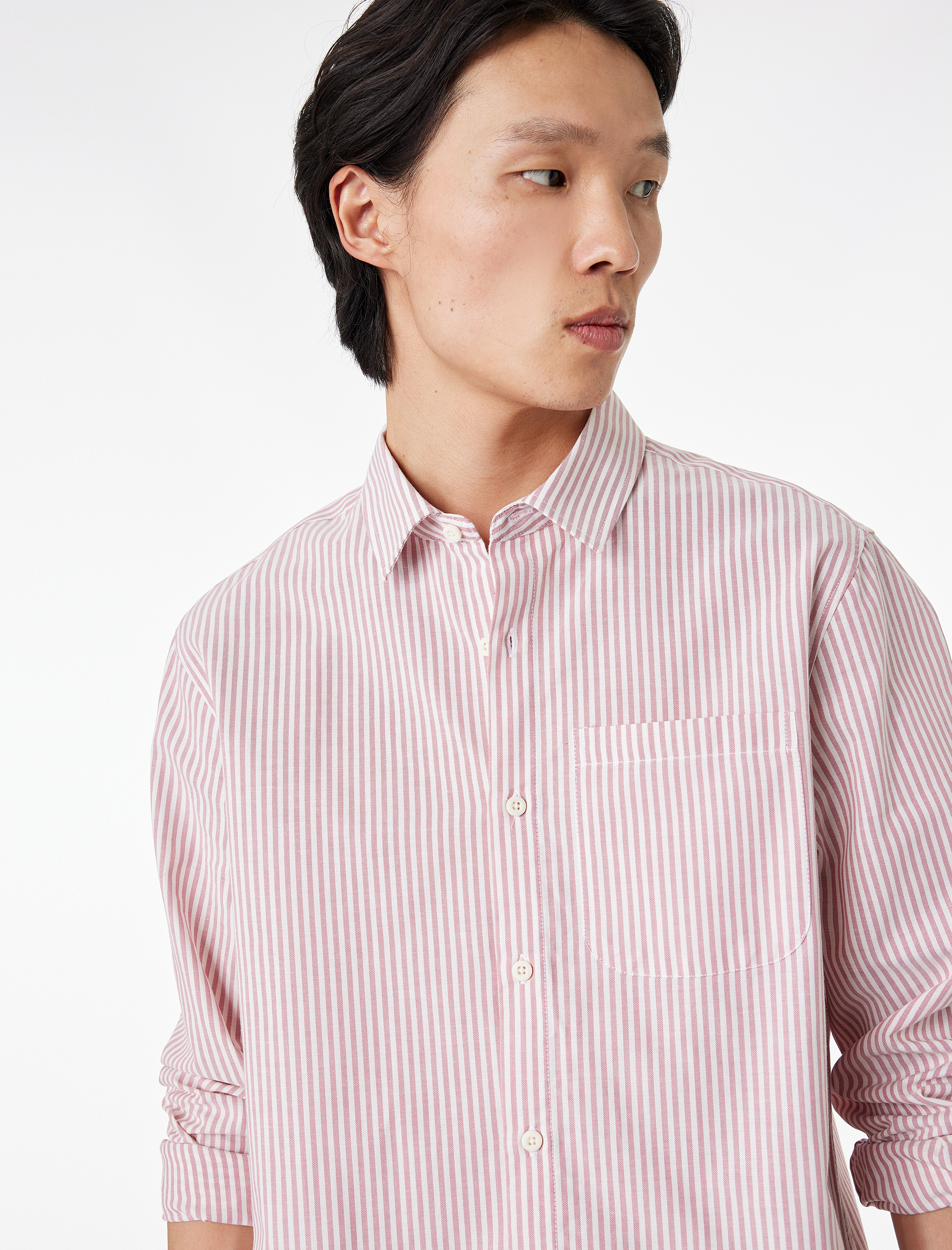   Regular Fit Pamuklu Cepli Poplin Klasik Yaka Uzun Kollu Gömlek