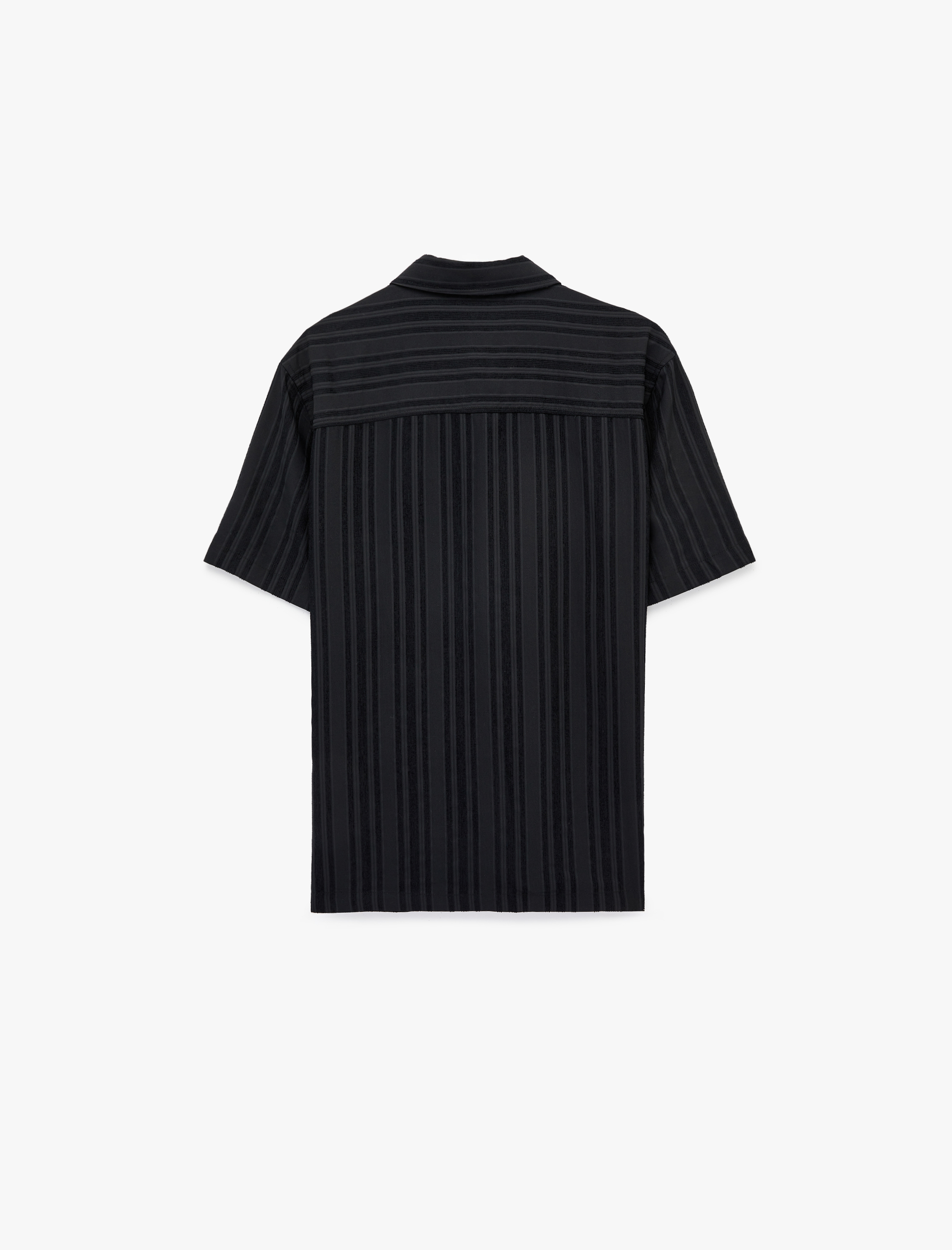   Regular Fit Viskon Karışımlı Klasik Yaka Kısa Kollu Düğmeli Gömlek