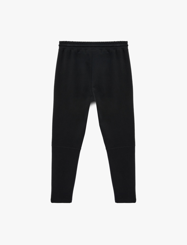  Pamuklu Cepli Beli Bağcıklı Spor Eşofman Altı