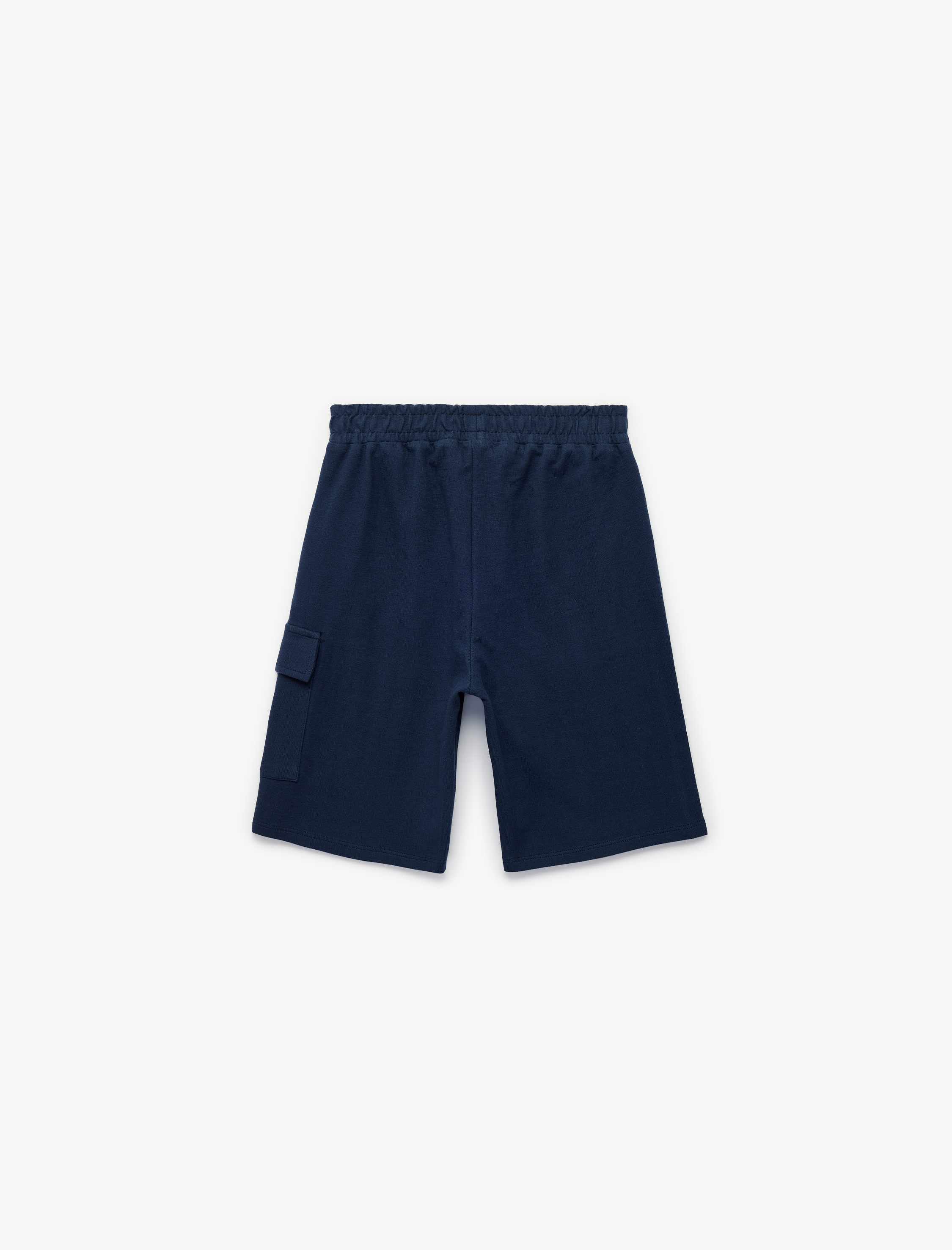  Erkek Çocuk Pamuklu Kapaklı Cepli Rahat Kesim Kargo Şort