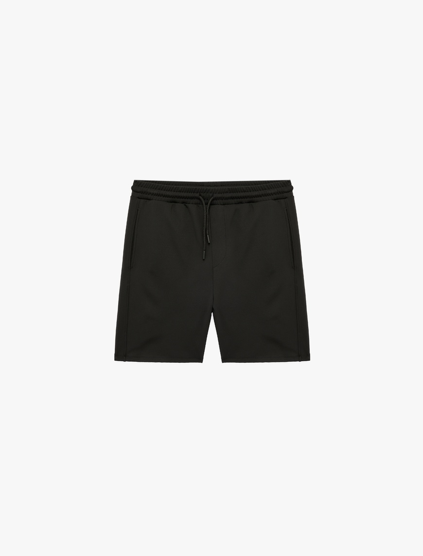 Koton Erkek Straight Fit Cepli Bermuda Beli Bağcıklı Spor Şort