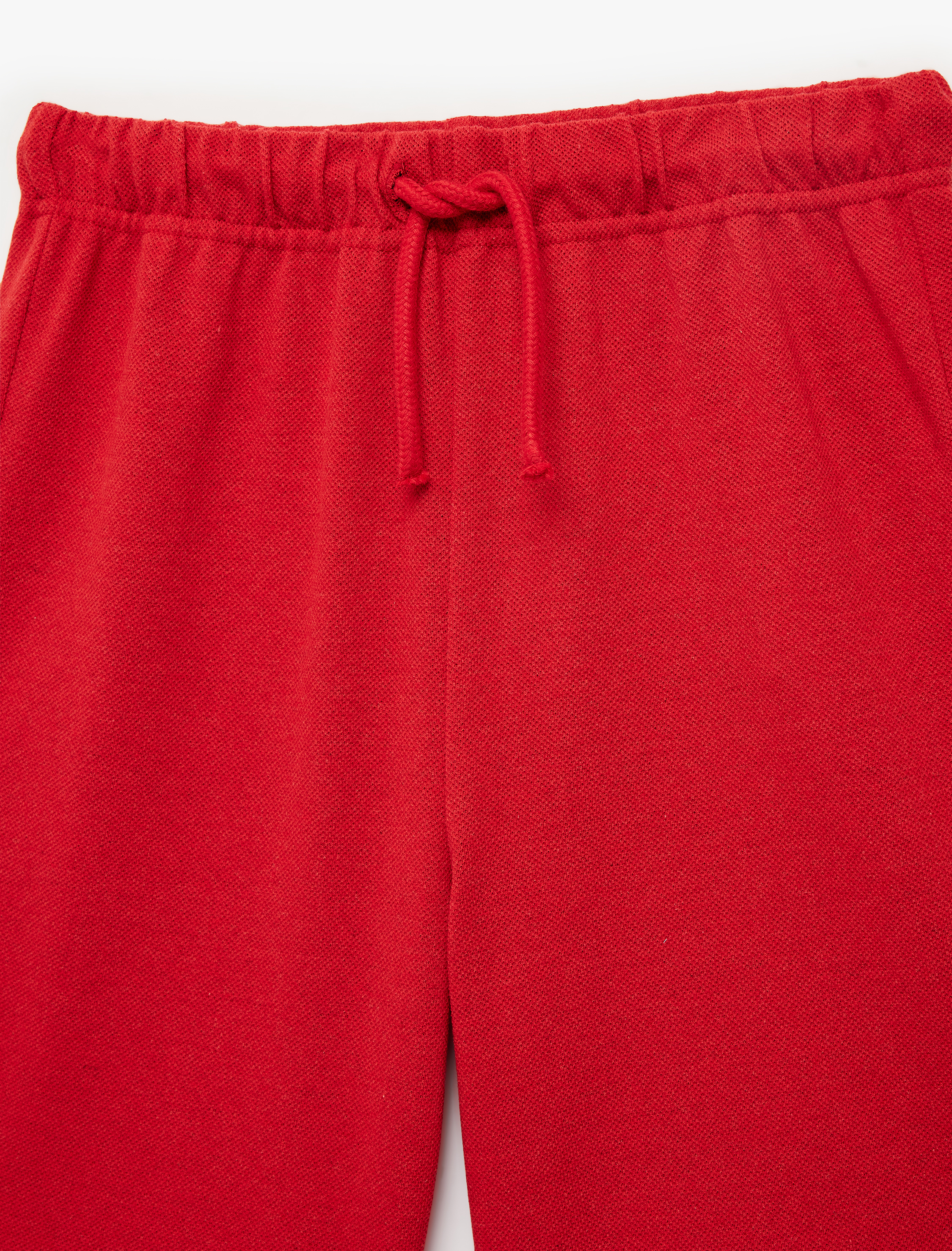  Erkek Çocuk Beli Lastikli Pamuk Karışımlı Dokulu Basic Şort