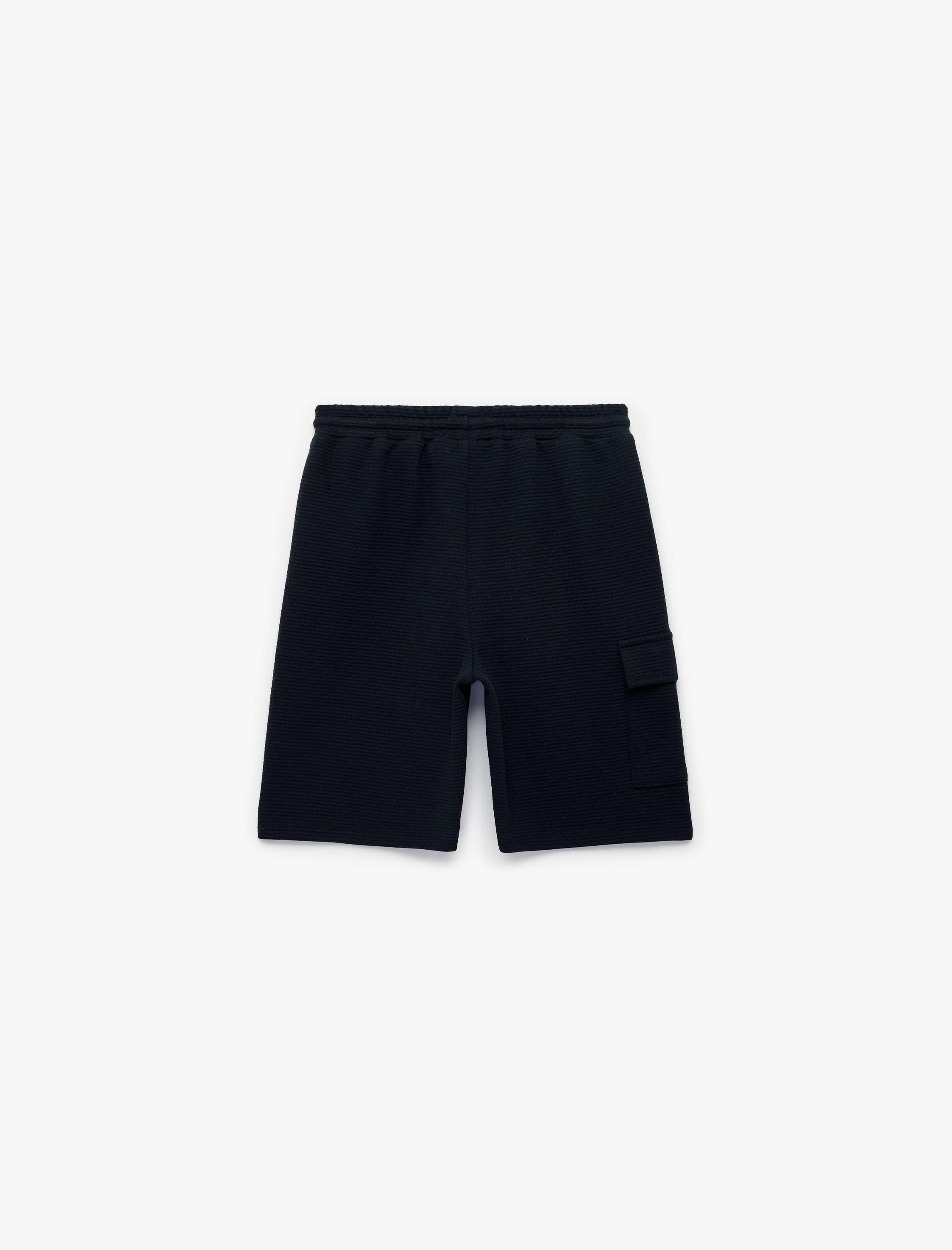  Erkek Çocuk Kapaklı Cepli Beli Lastikli Basic Şort