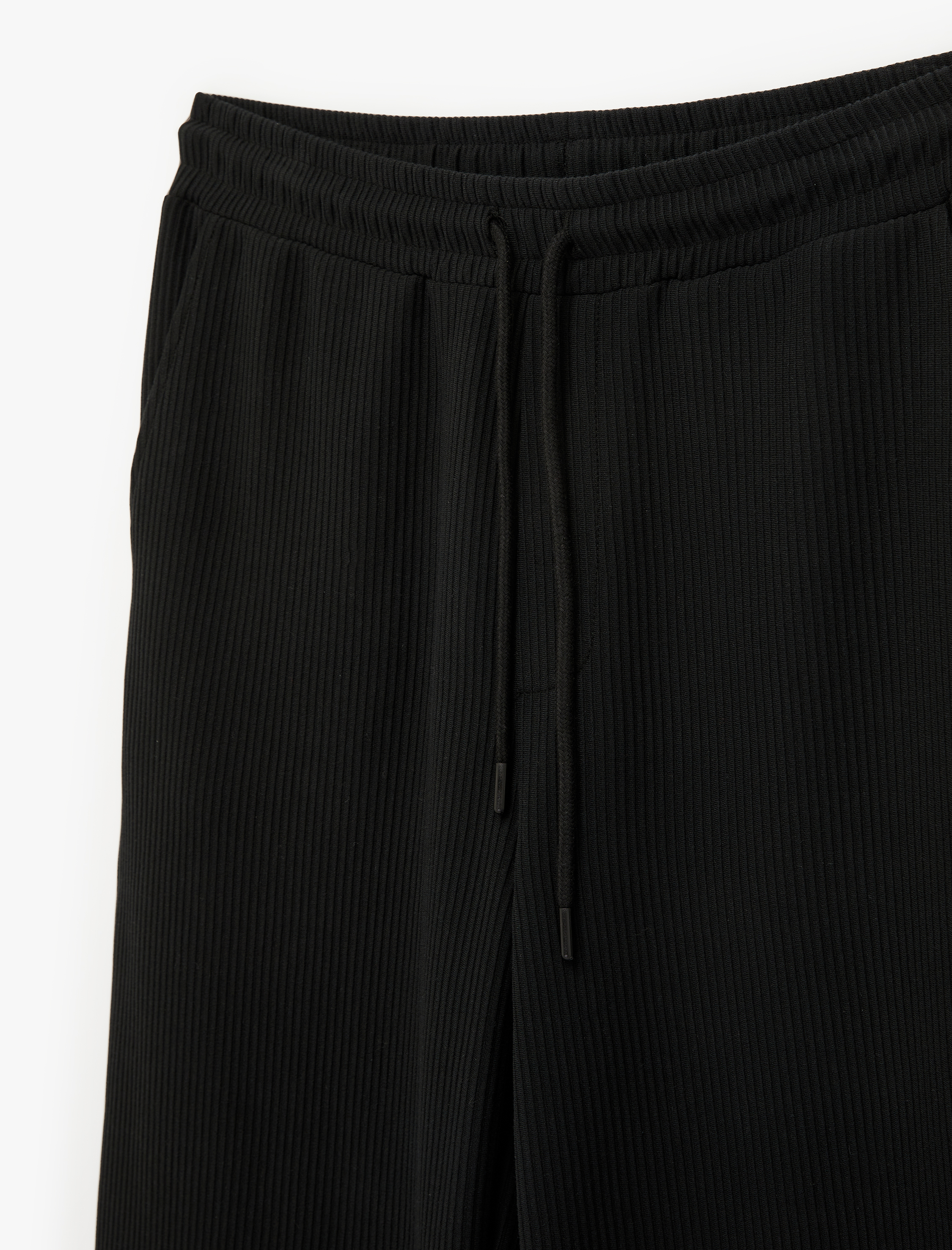   Regular Fit Dokulu Cepli Pamuklu Eşofman Altı