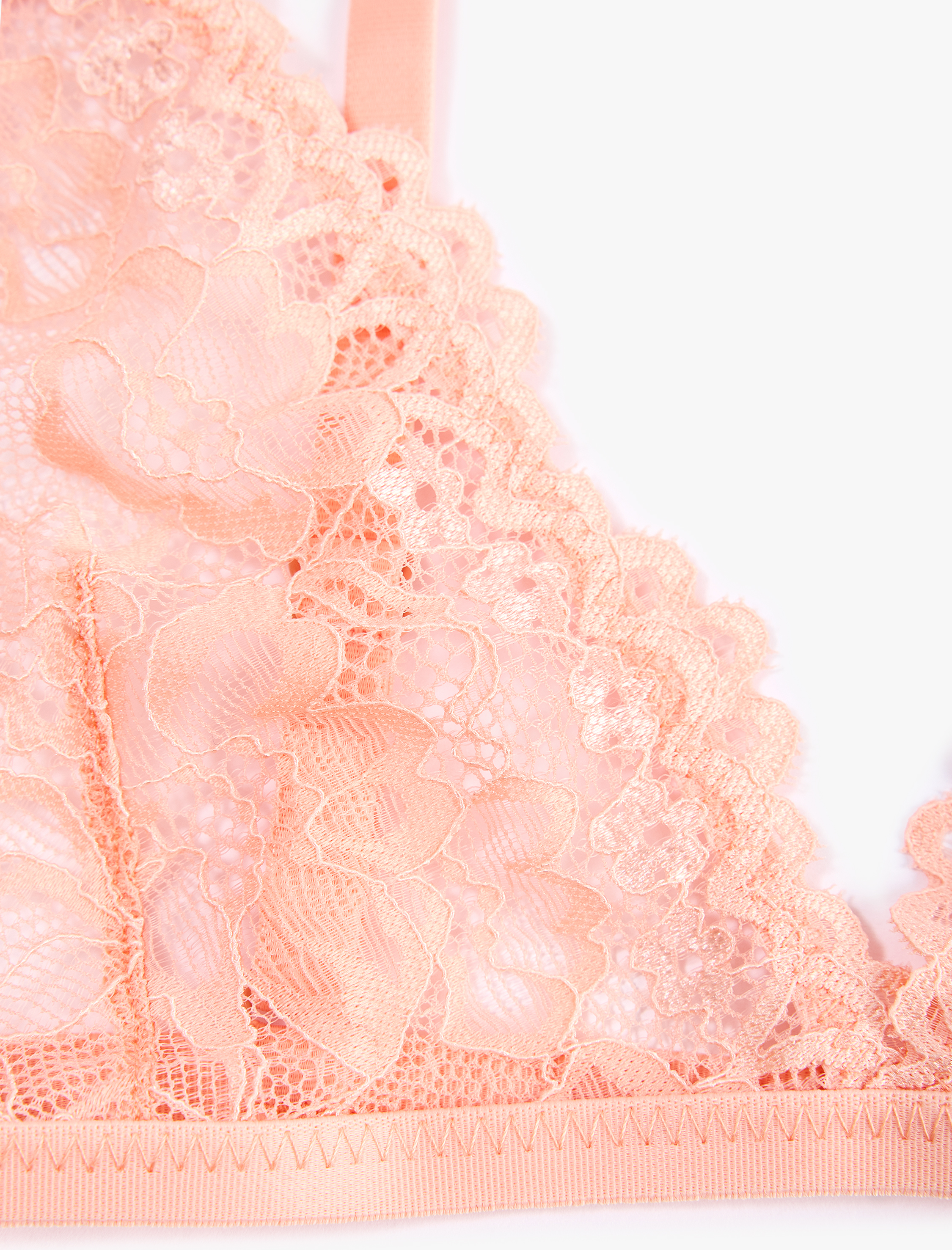   Rahat Kalıp Dolgusuz Balensiz Dantelli Sütyen