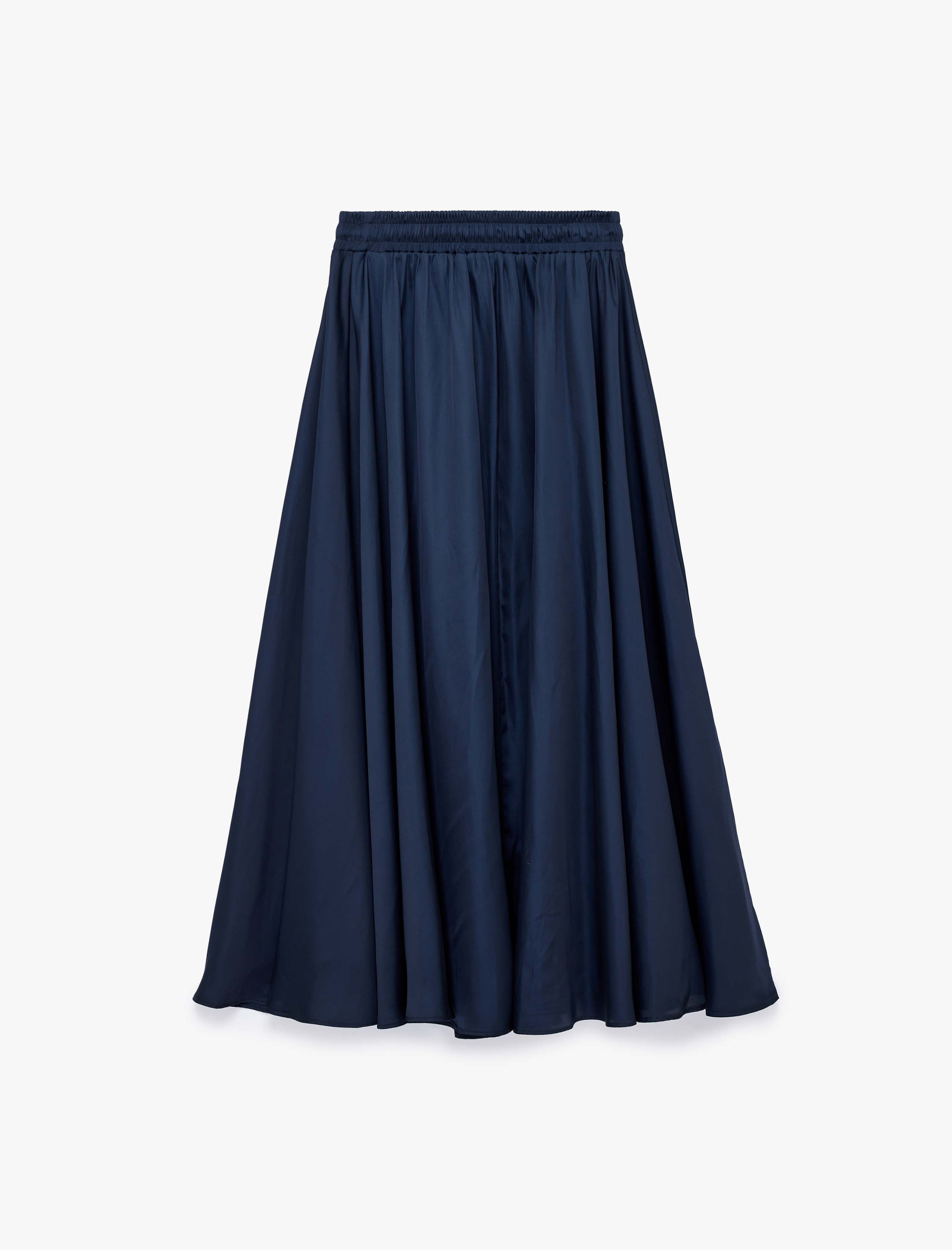   Beli Bağcıklı Kloş Uzun Saten Etek