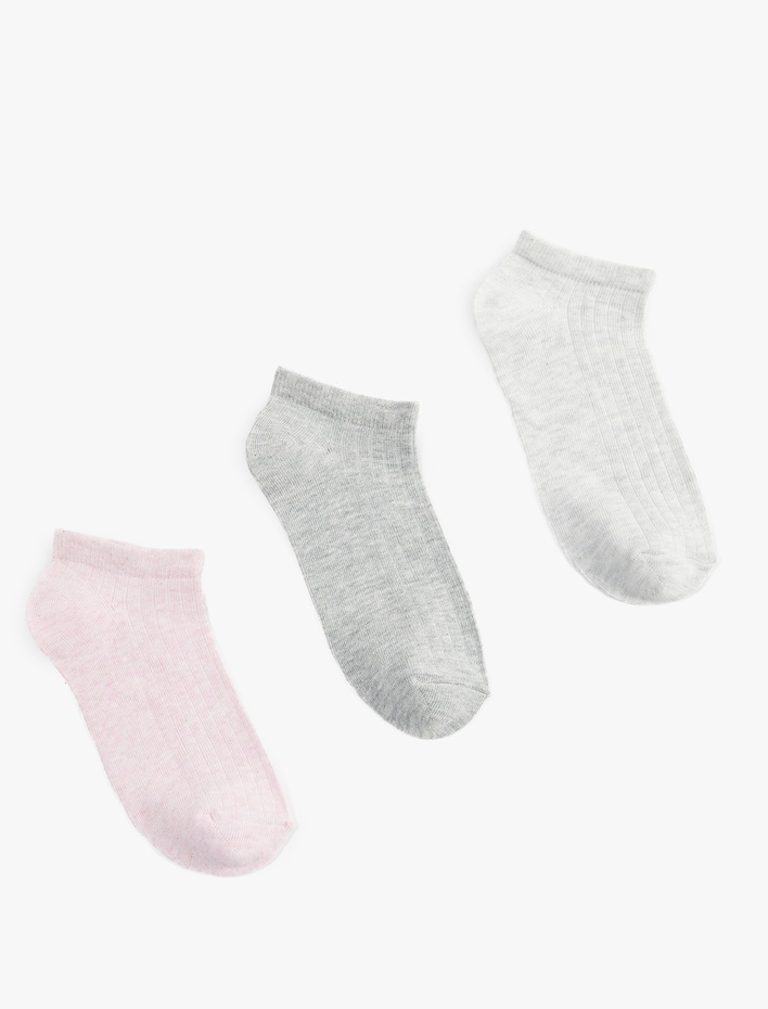 Kadın 3'lü Patik Çorap Seti
