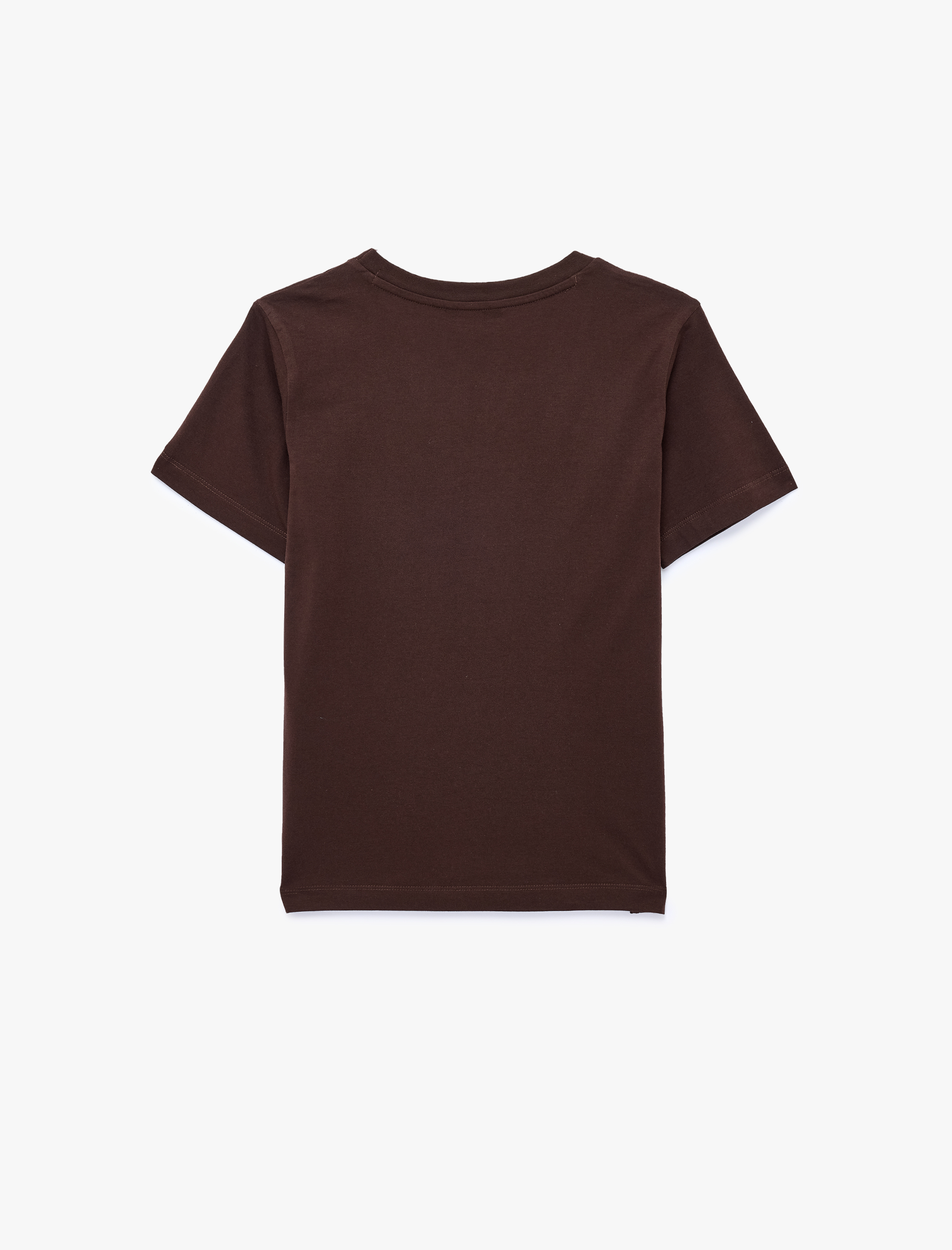   Pamuklu Kısa Kollu V Yaka Basic Tişört