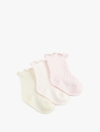 Pamuklu 3'lü Çorap Seti